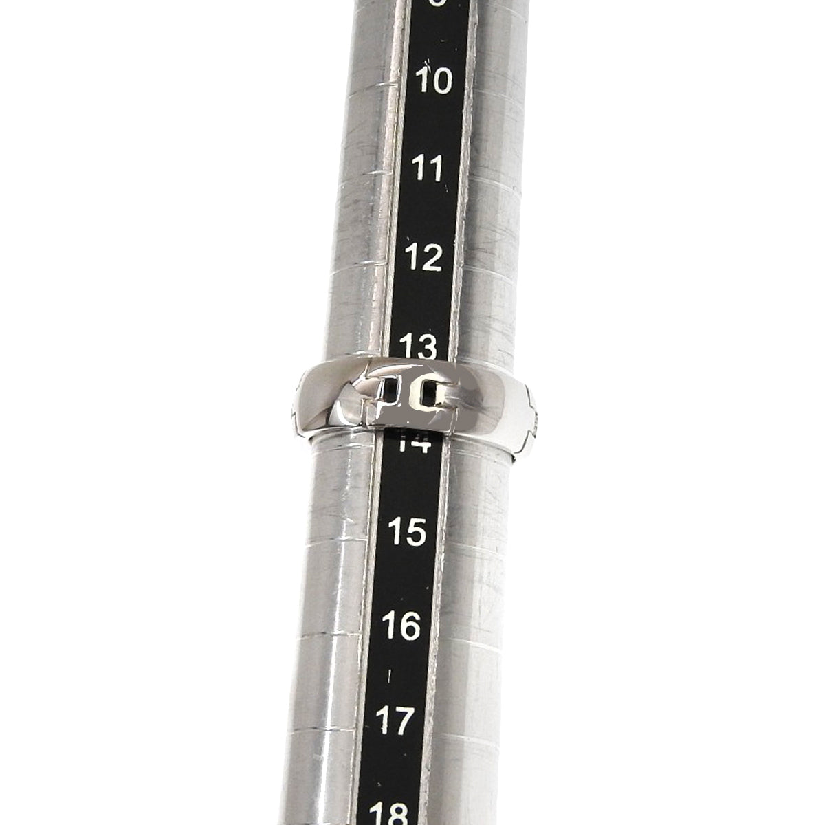Hercules Ring White Gold K18WG 54 9.4g