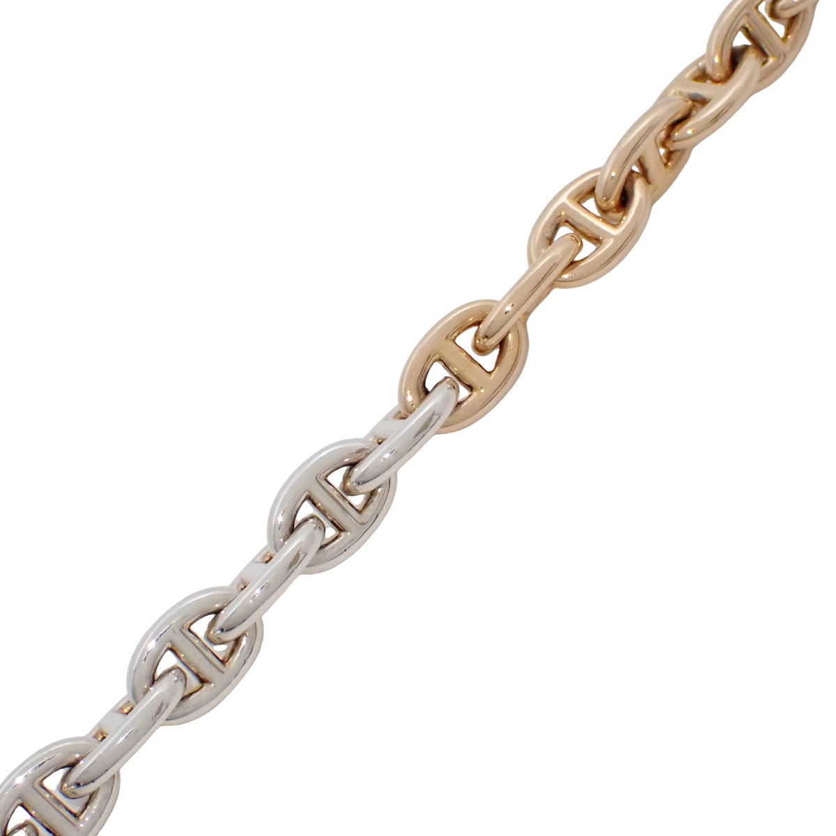 Chaine d'Ancre PM Bracelet Double Tour Pink Gold K18PG Silver SV925 86.3g