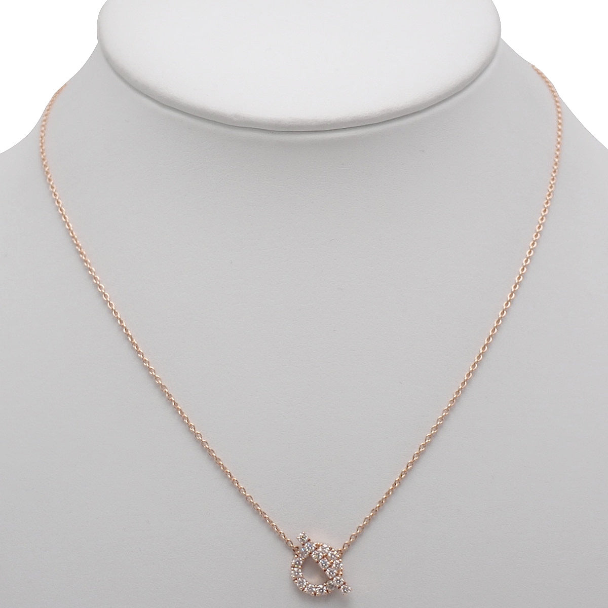 フィネス ネックレス ダイヤモンド K18PG 4.2g