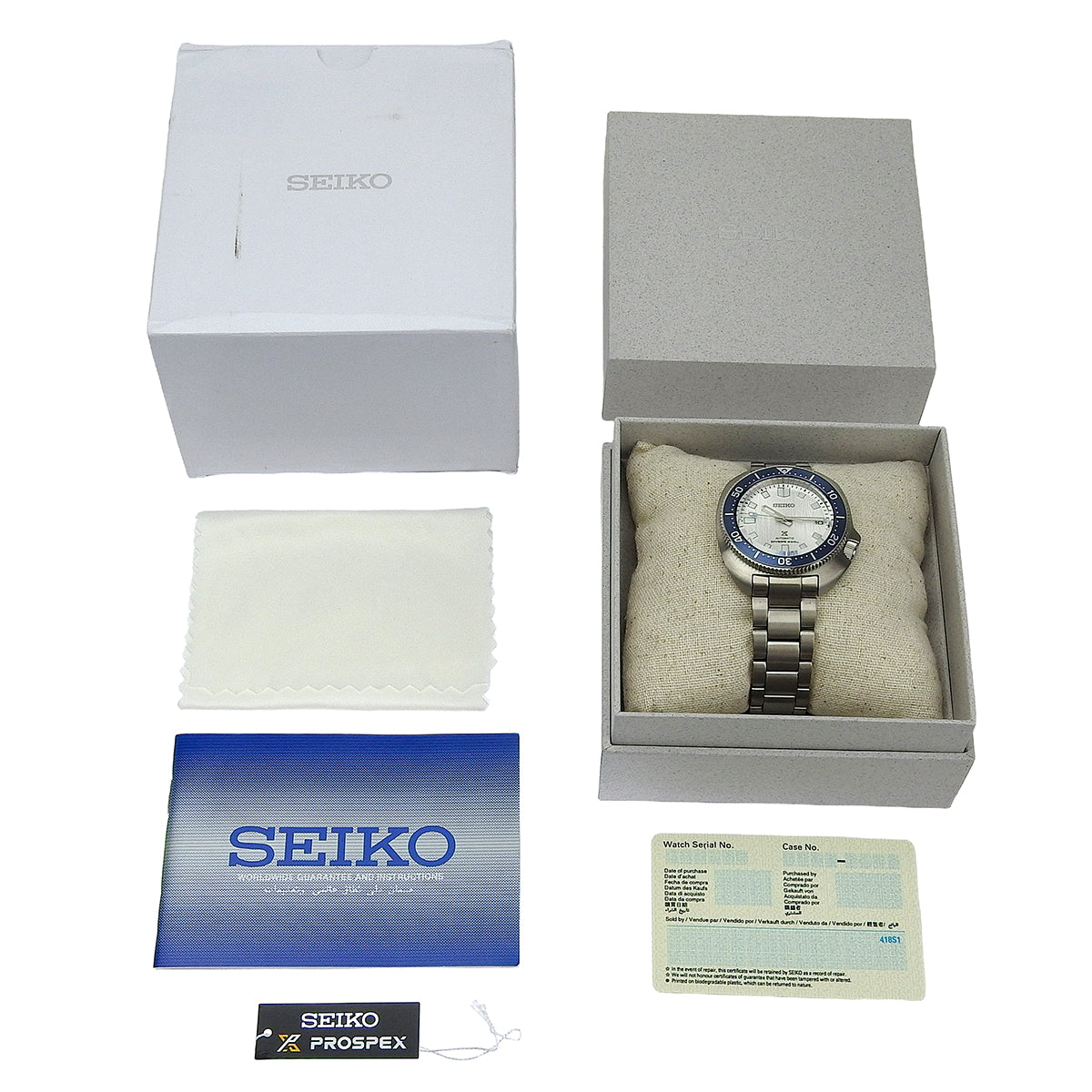 SEIKO プロスペックス SPB301J1 SS ホワイト 自動巻き メンズ|Pre-Owned Luxury Watch Store in Shibuya 109, Tokyo|alamode