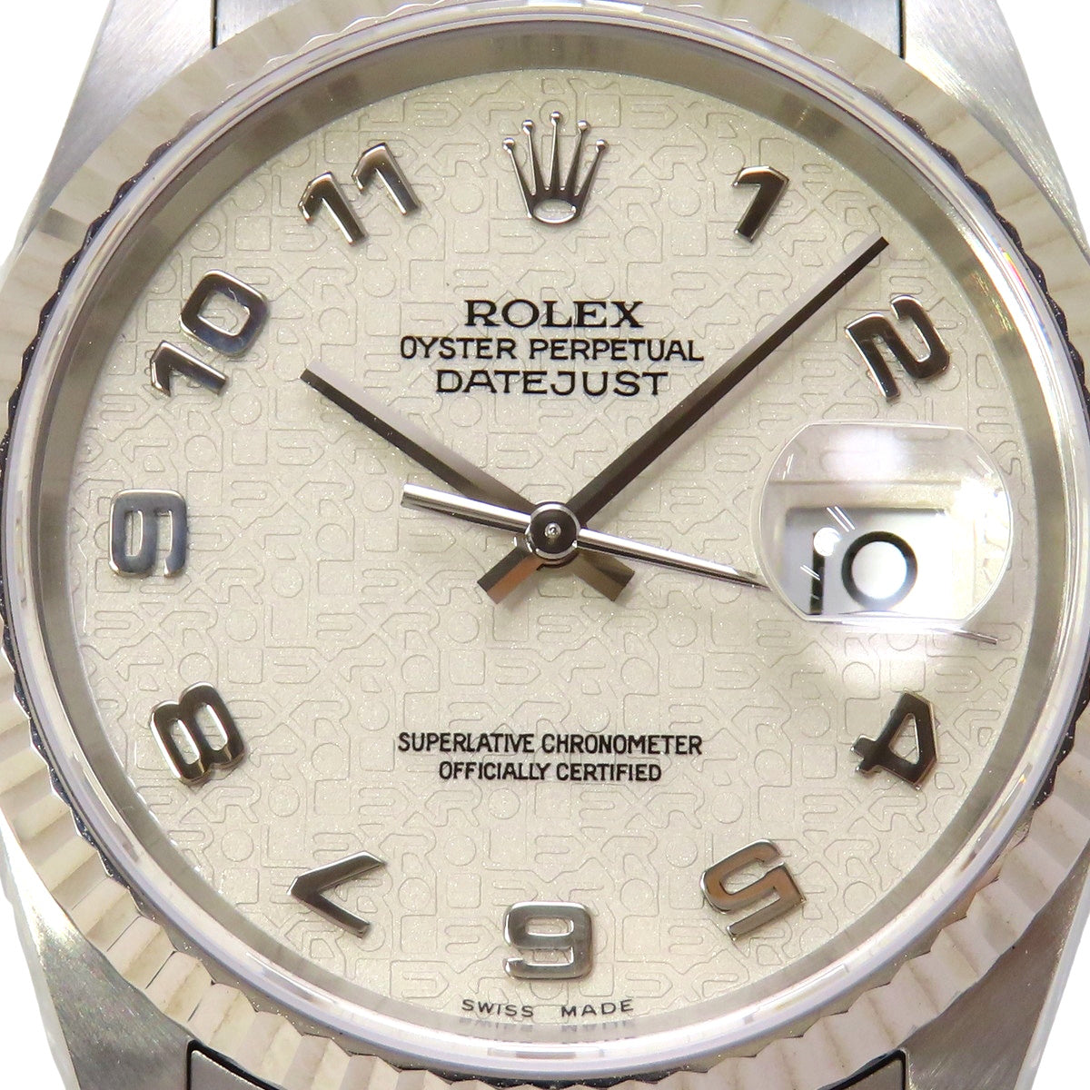 ROLEX Datejust 16234 WG/SS "K" Series Ivory Computer Dial Automatic Men's|Vintage Luxury Brand Specialty Store|Shibuya, Tokyo|alamode
