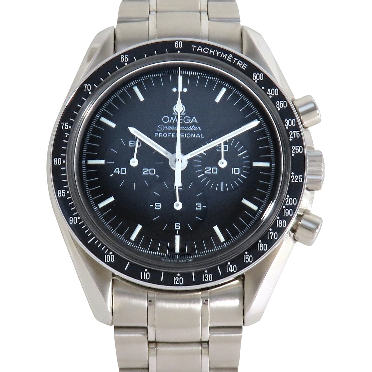 Speedmaster Moonwatch Professional 3570.50.00 SS Black Manual-Winding Men's