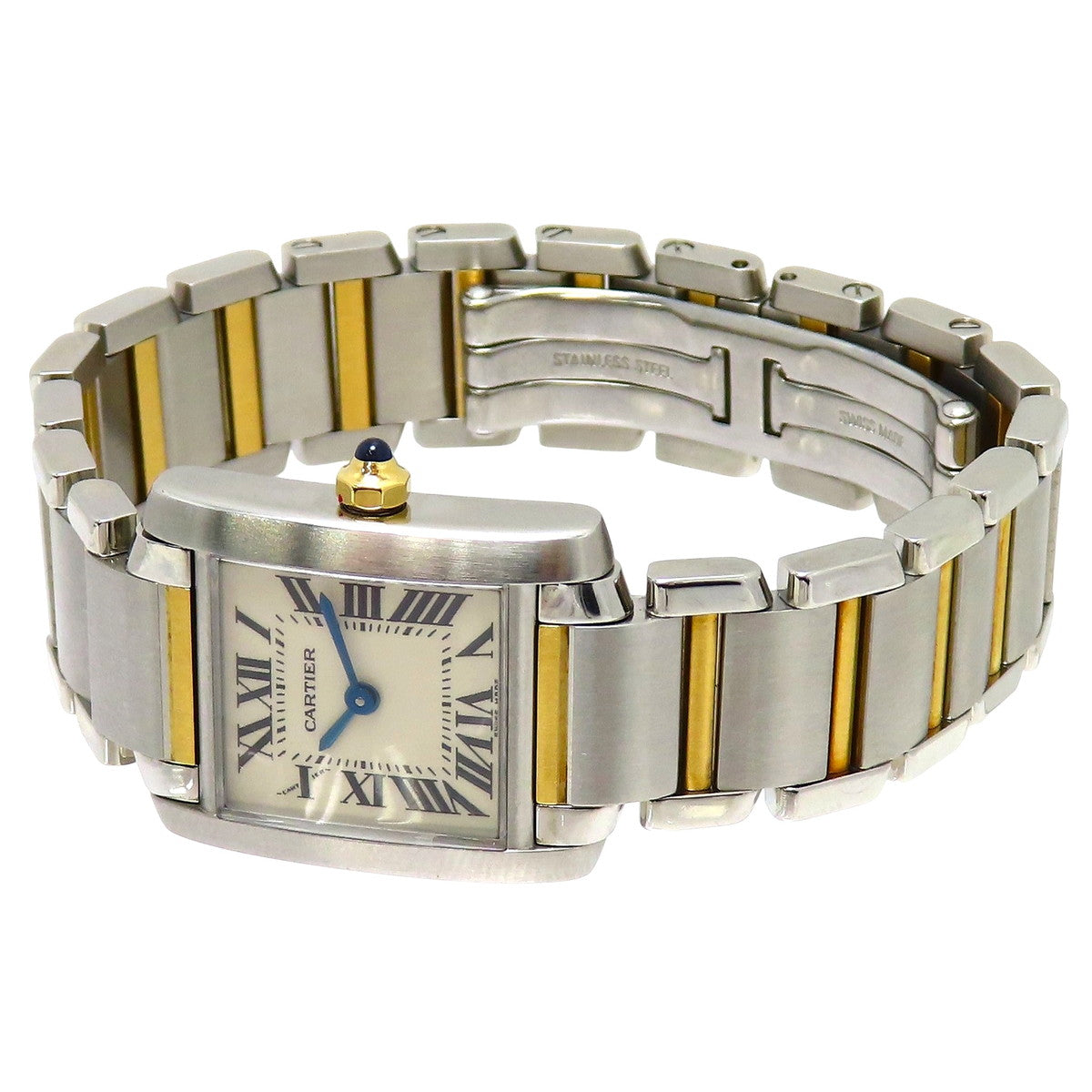Tank Française SM W51007Q4 White Quartz Ladies'