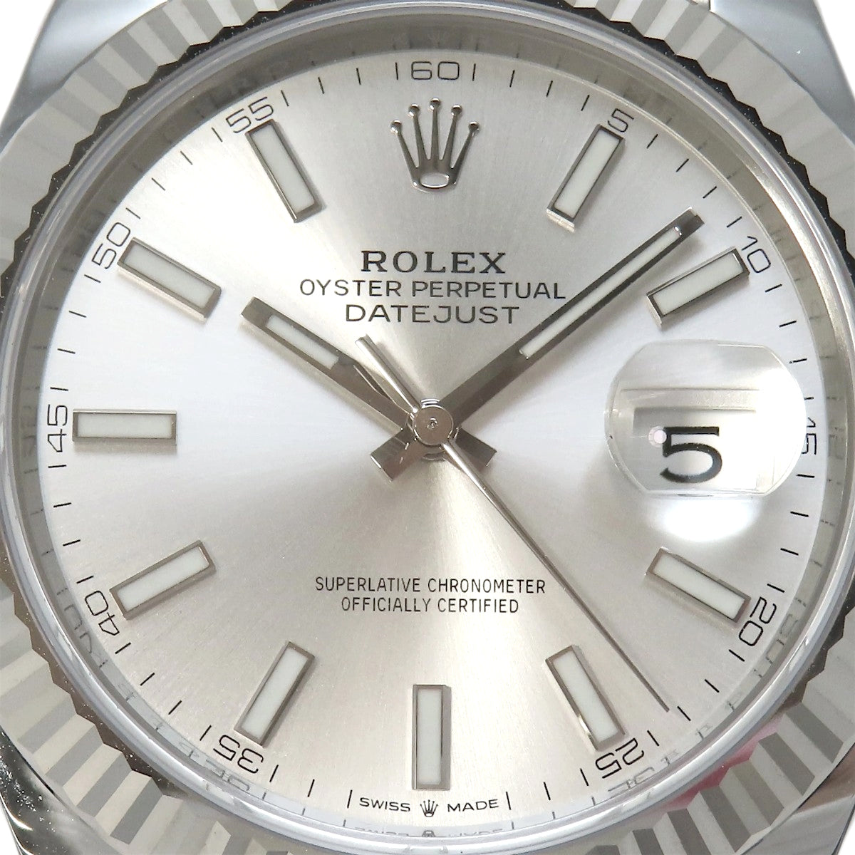 Datejust 41 126334 WG/SS Random Serial Silver Automatic Men's