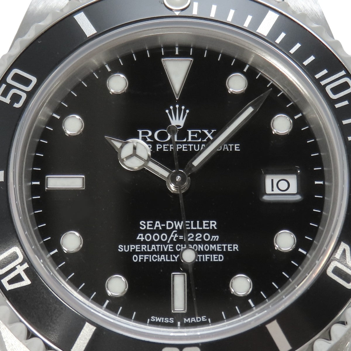 Sea-Dweller 16600 SS Y-Serial Black Automatic Men's