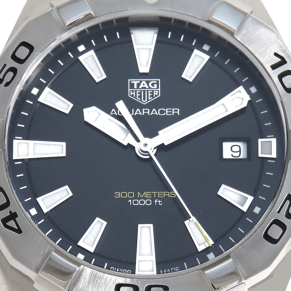Aquaracer WBD1110.BA0928 SS Black Quartz Men's