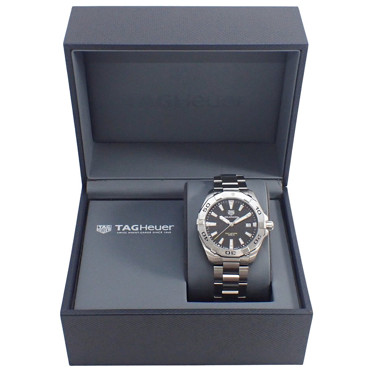 Aquaracer WBD1110.BA0928 SS Black Quartz Men's