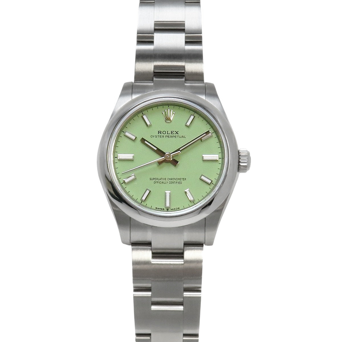 オイスターパーペチュアル 277200 SS ランダム番 ピスタチオ 自動巻き レディース