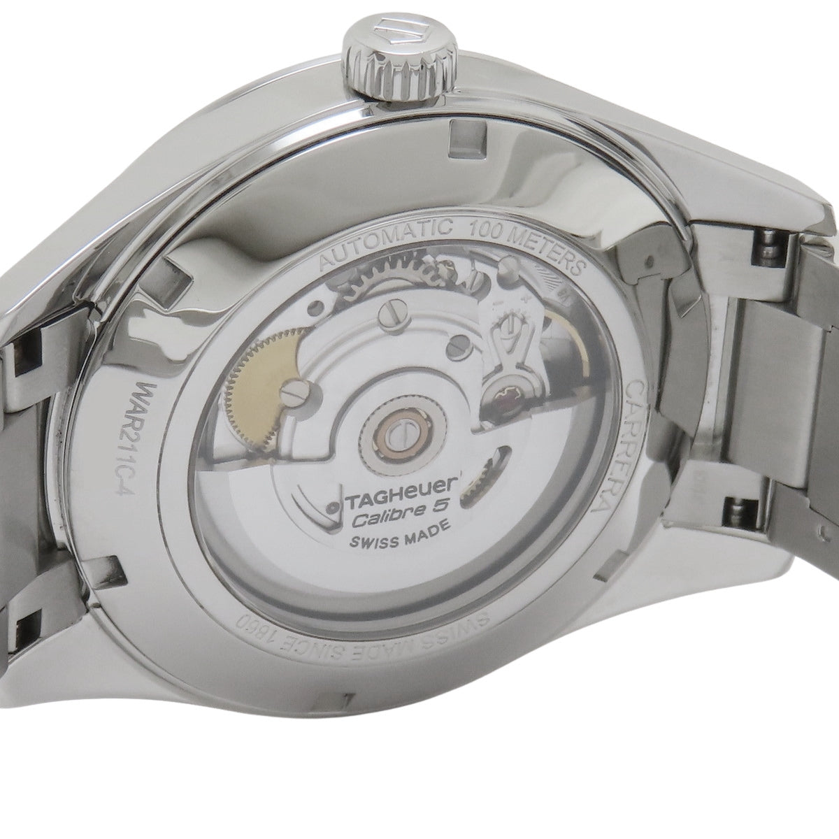 TAG HEUER カレラ WAR211C.BA0782 SS グレー 自動巻き メンズ