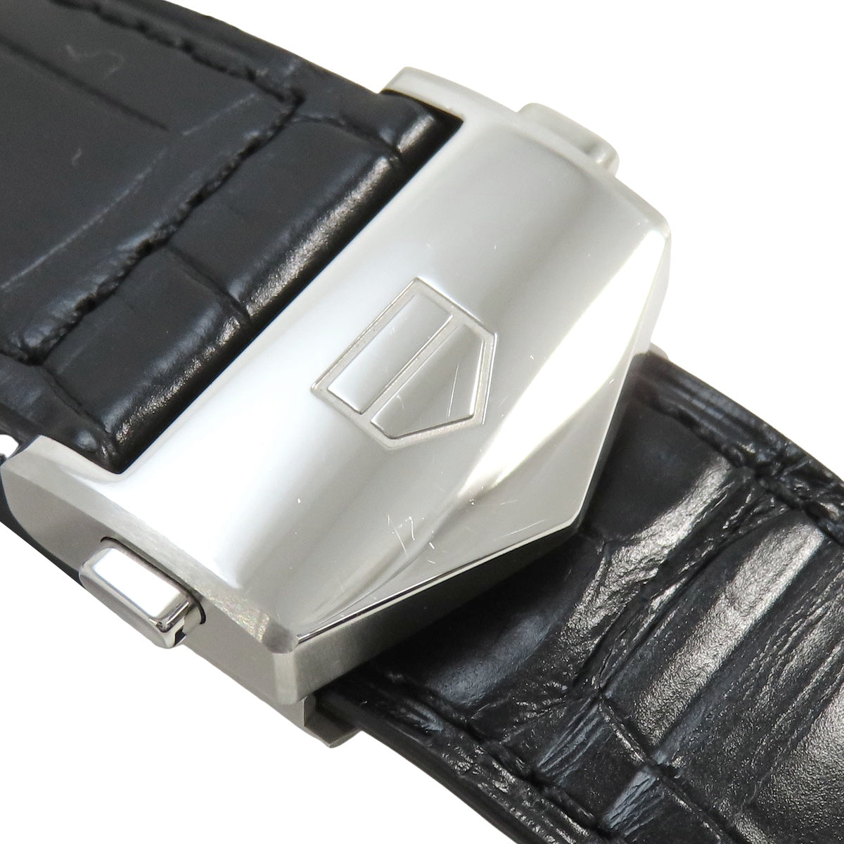 TAG HEUER カレラ デイデイト WBN2013.BA0640 SS/革 ブラック 自動巻き メンズ