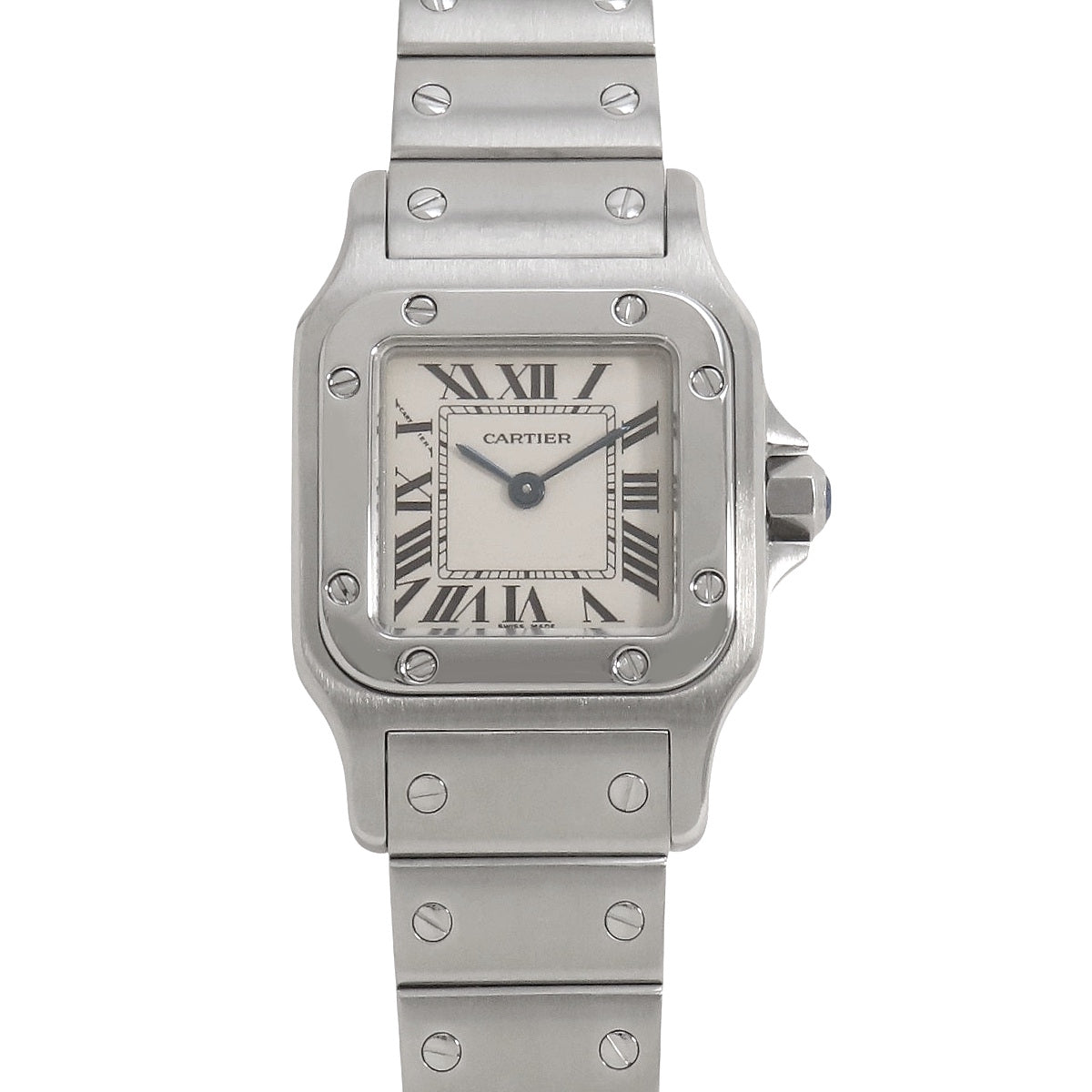 Santos Galbée SM W20056D6 精钢 米白色 石英 女士腕表