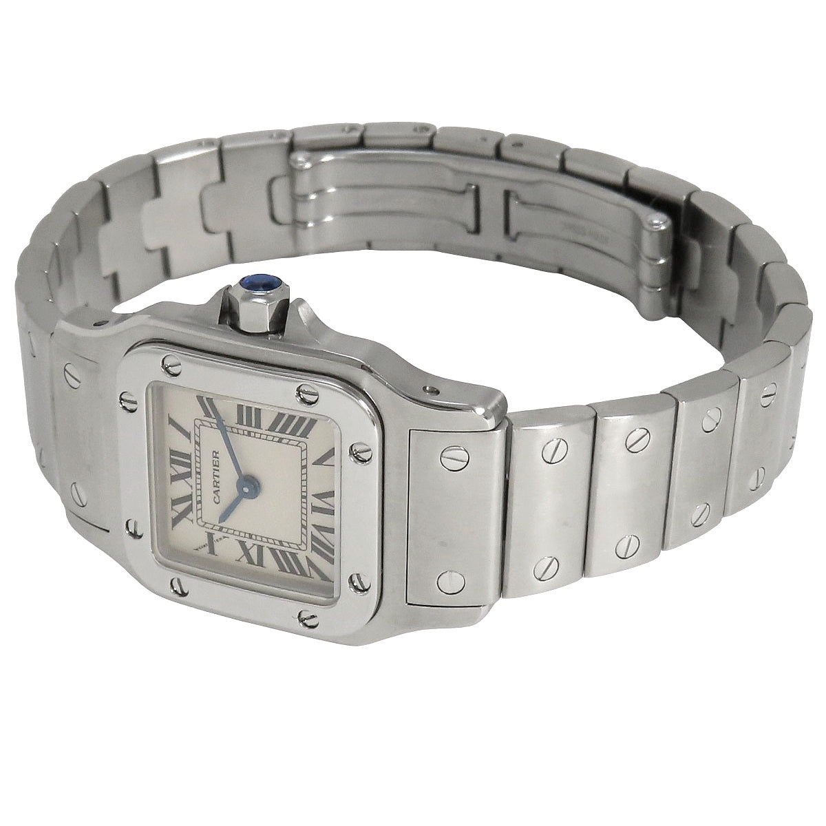 Santos Galbée SM W20056D6 精钢 米白色 石英 女士腕表