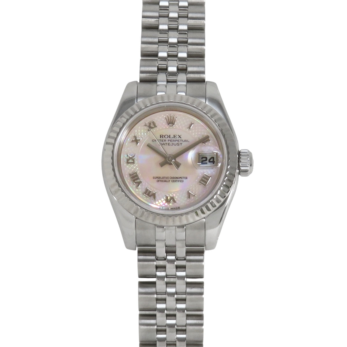Datejust 179174 WG/SS Dial Reference Pink Shell Dial Pink Automatic Women's