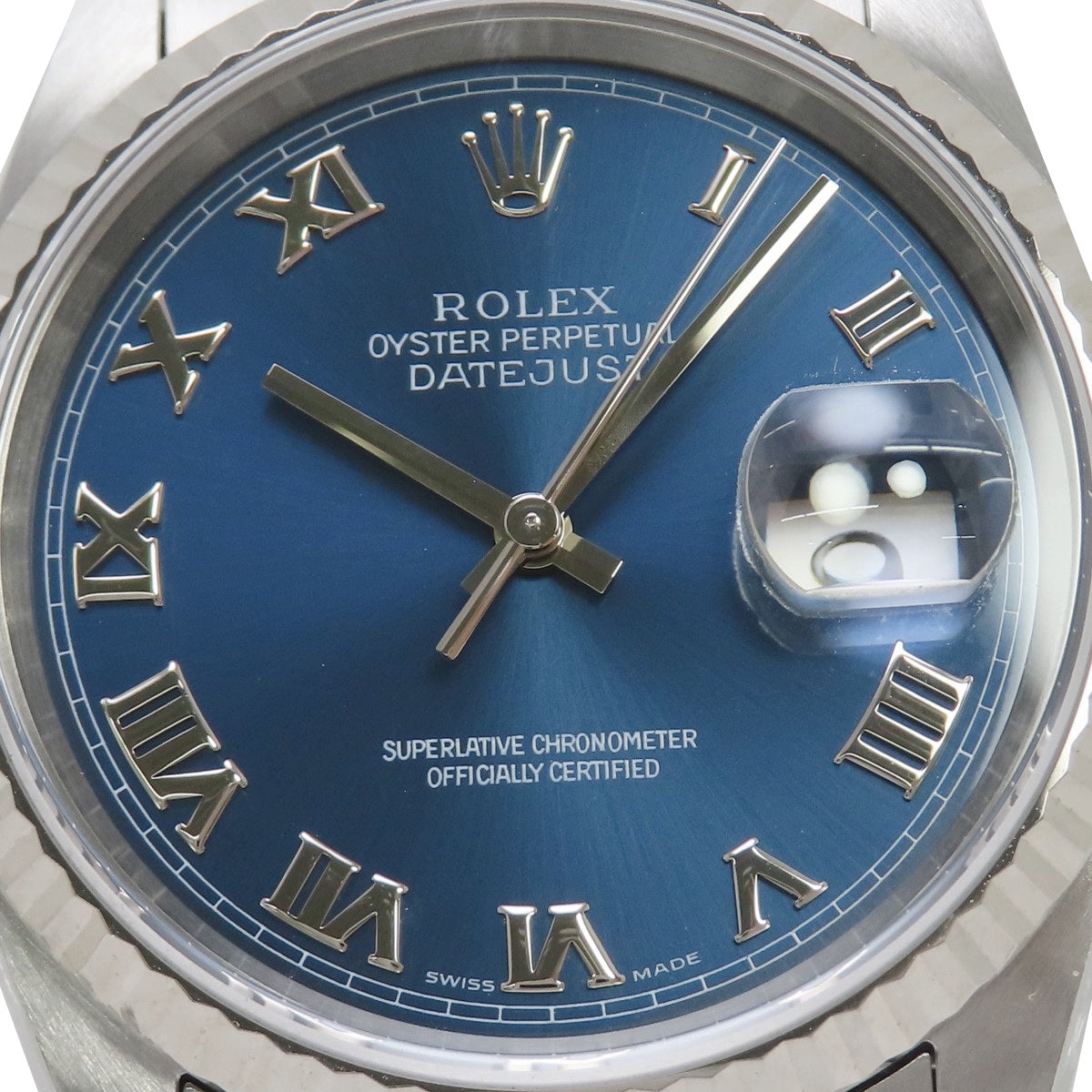 Datejust 16234 WG/SS K-Series Blue Automatic Men's