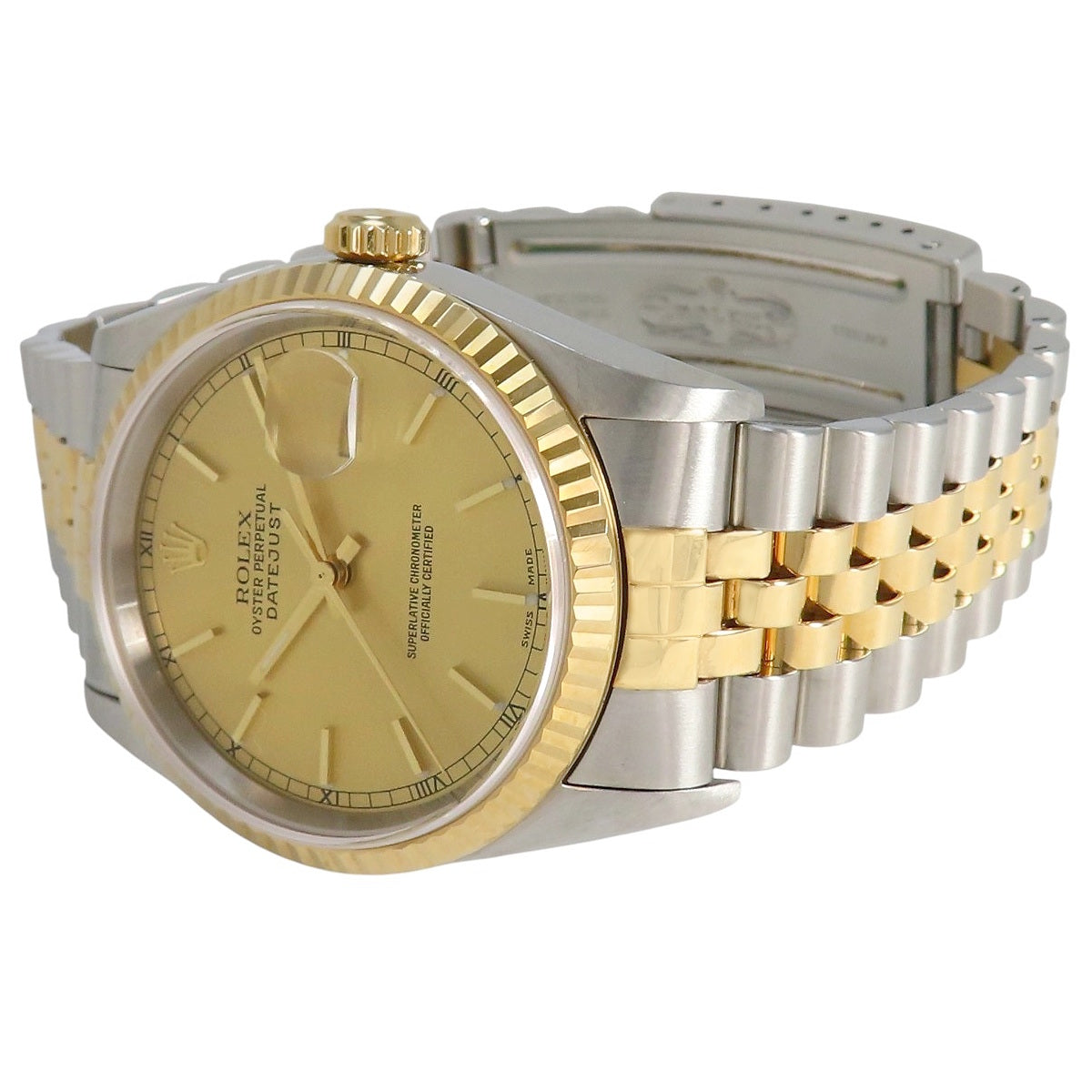 Datejust 16233 YG/SS P-Serial Gold Automatic Men's