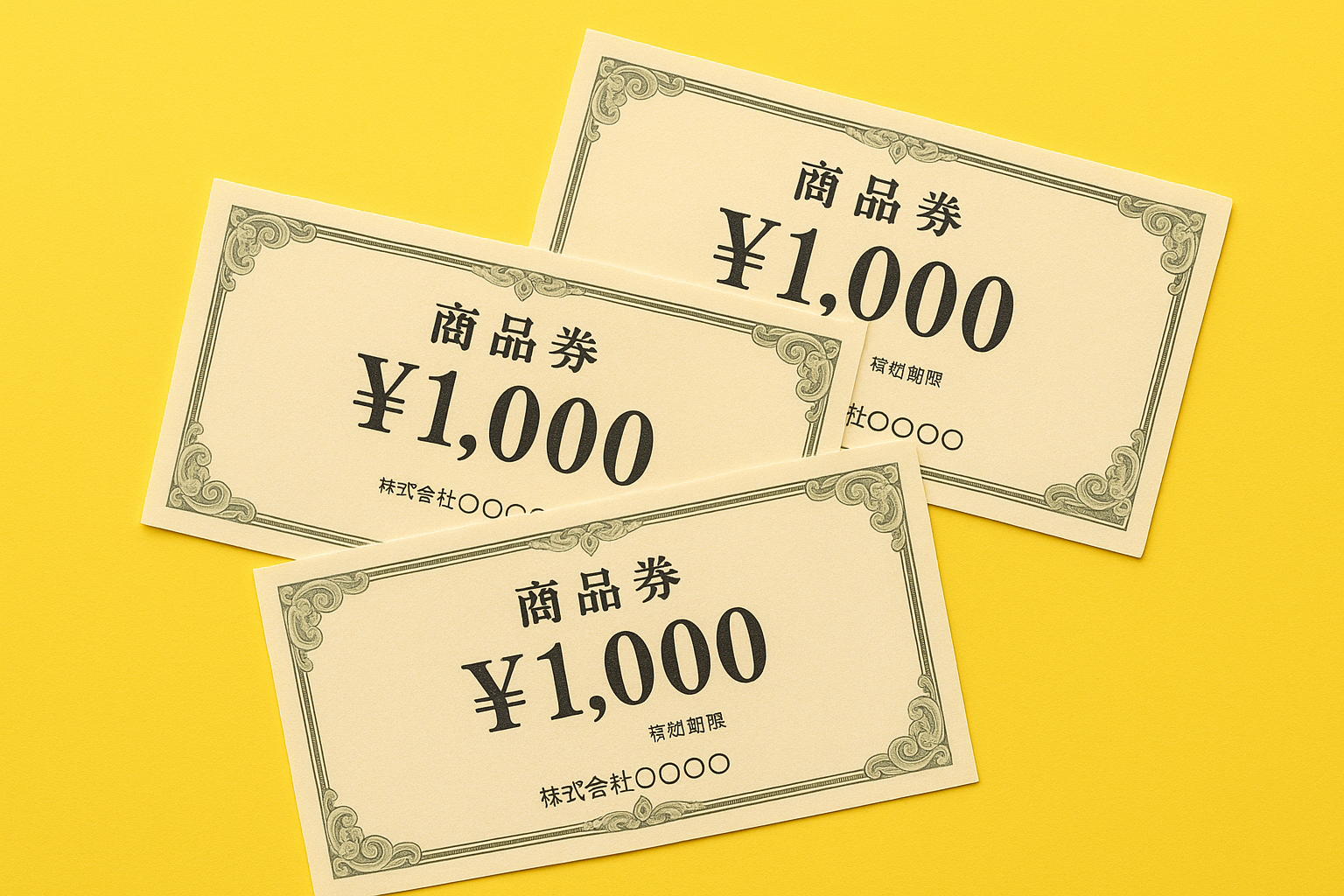 あ、日本の金券かな