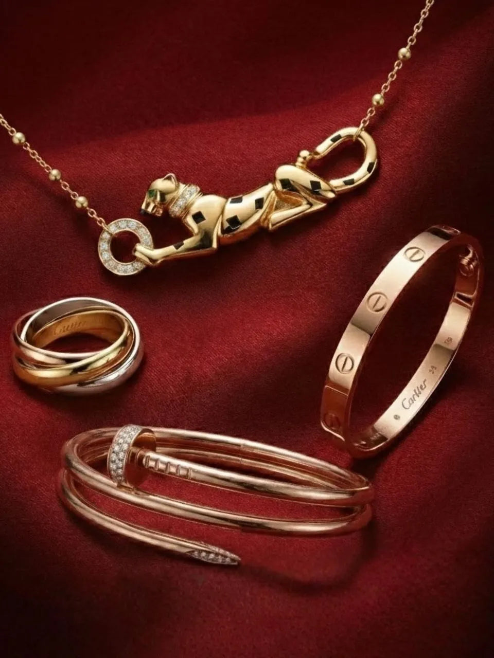 カルティエ LOVEブレスレット トリニティリング ジュストアンクル ネックレス 人気コレクション