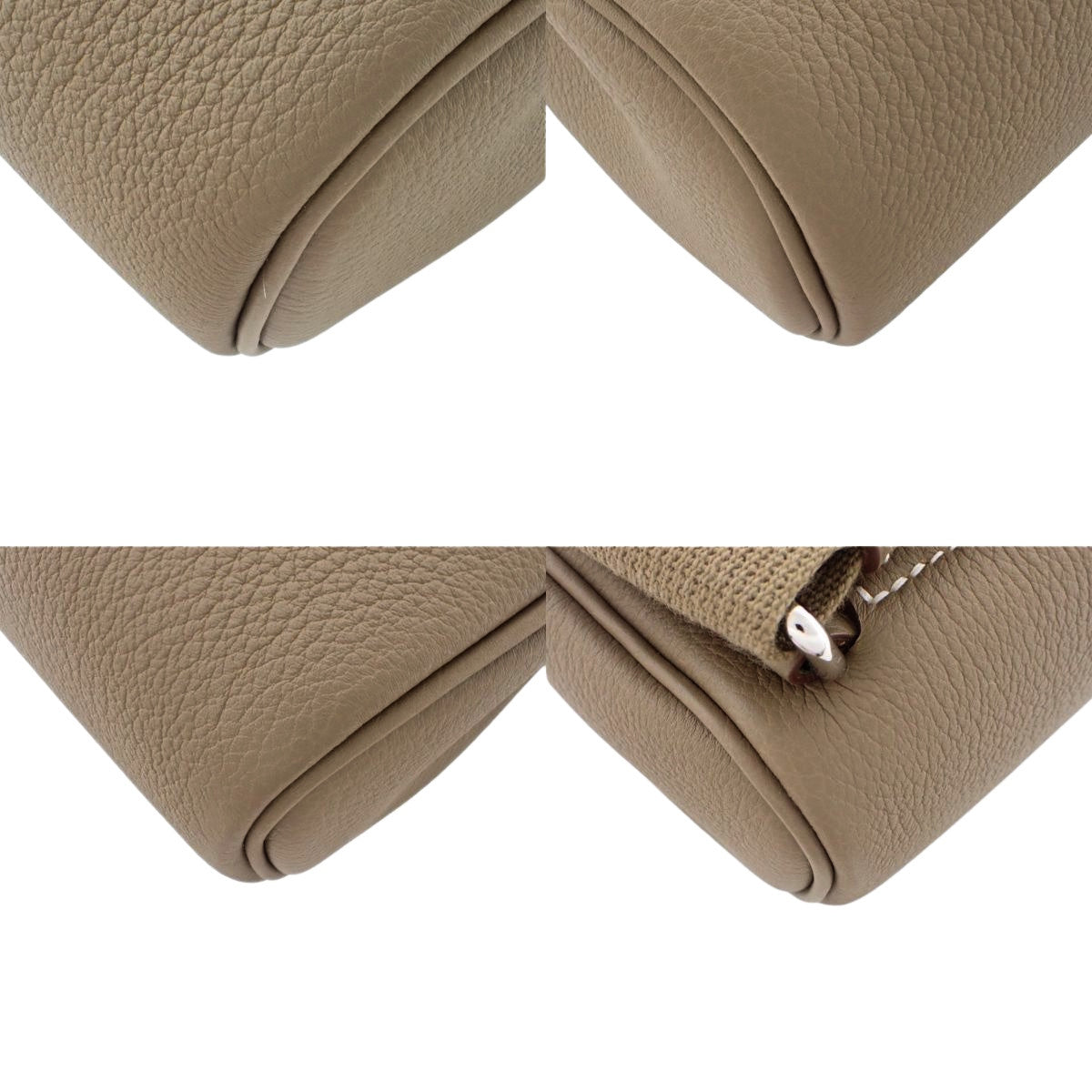 [New] Kelly Accolade PM Togo Palladium Hardware Etoupe/Etope Silver Hardware K Stamp