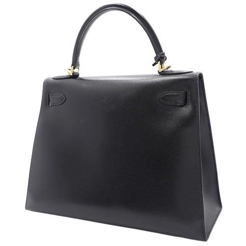Kelly 28 (Outer Stitch) Box Calf Leather □D Stamp