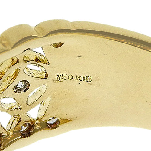 ダイヤモンド リング D0.30 K18 イエローゴールド YG