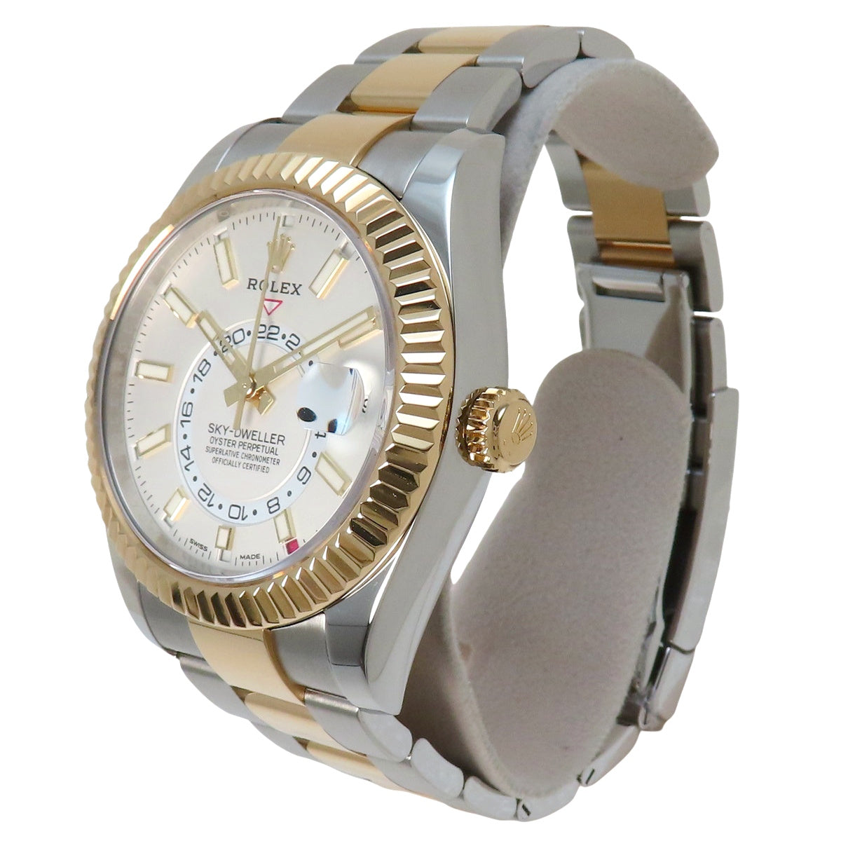 Sky-Dweller 326933 YG/SS 随机编号自动白