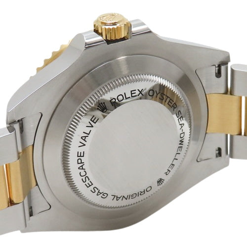 126603 Sea-Dweller YG/SS Random Serial Number Automatic Black Dial