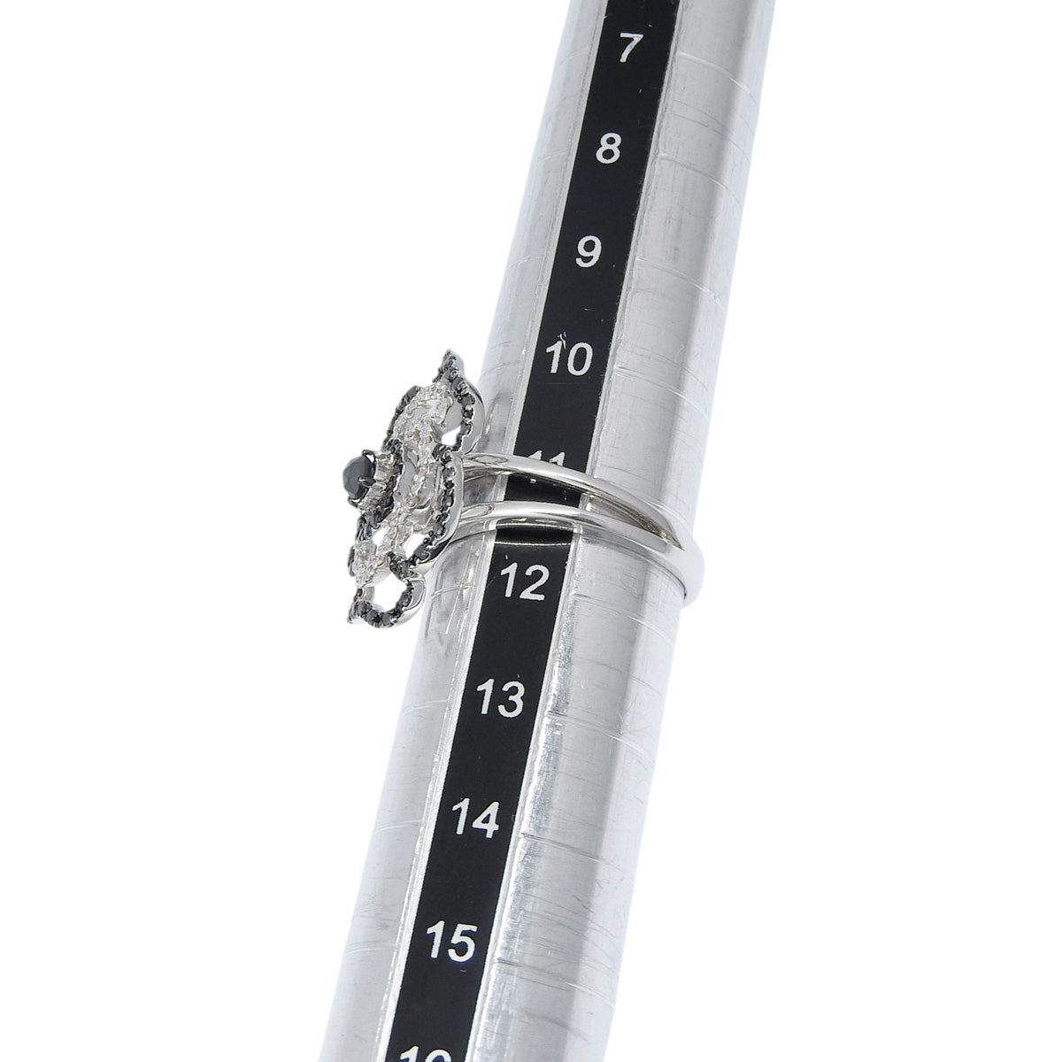 Camellia Diamond Ring BLD0.43/D0.09 K18 White Gold WG