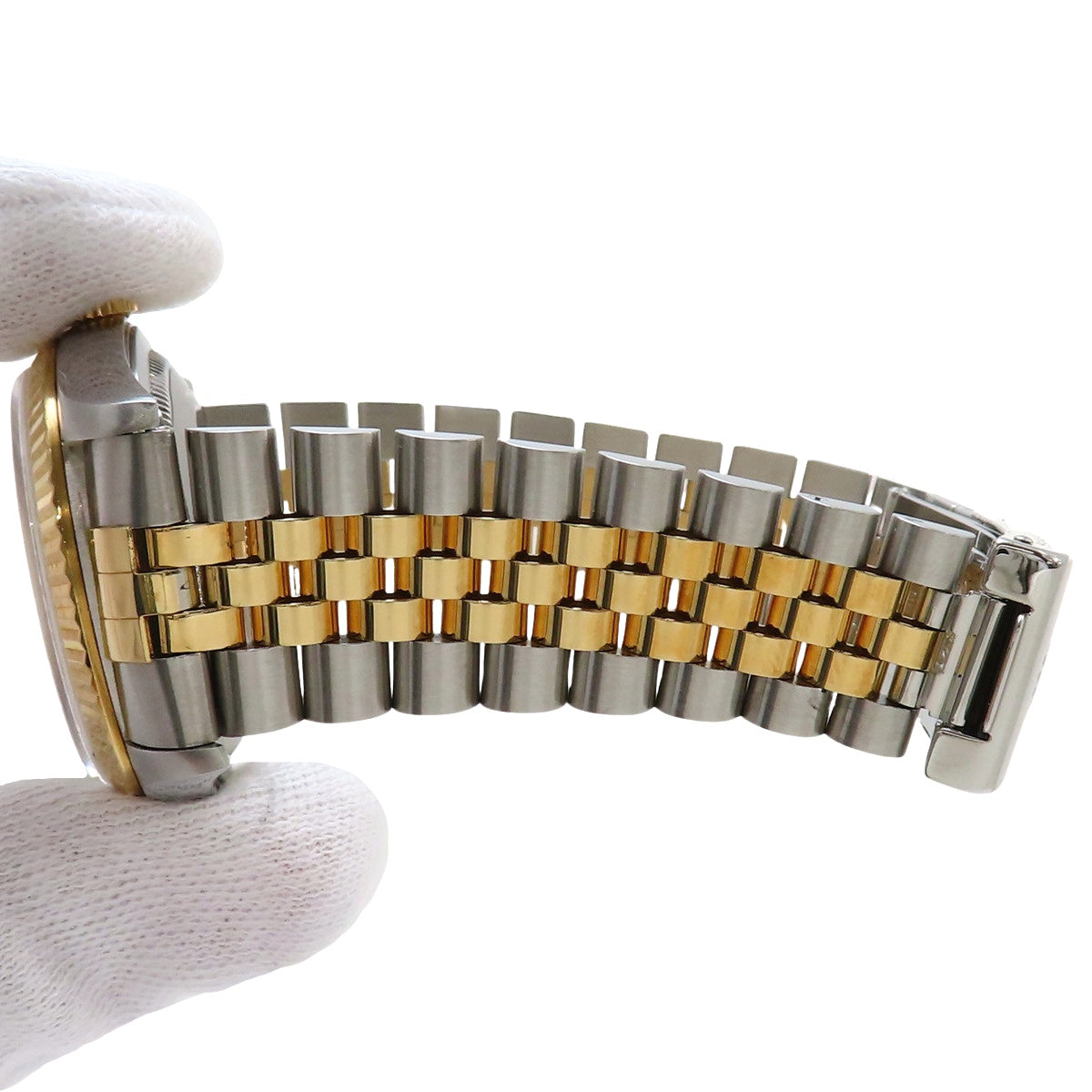 16233 Datejust YG/SS W 系列（1994-1995）自动，1996 年 1 月购买，香槟金