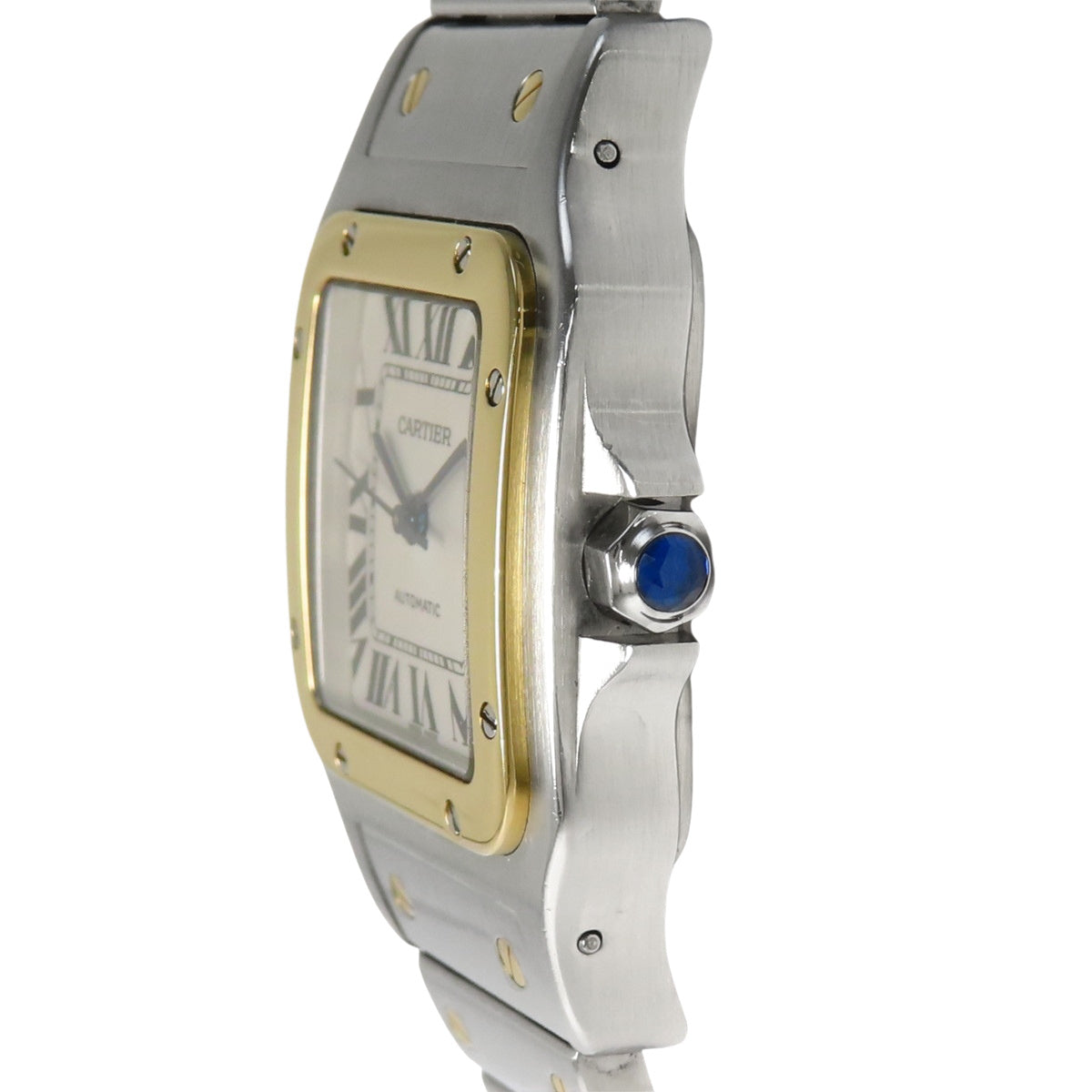 [With Warranty] W20099C4 Santos-Guilbert XL YG/SS Automatic White Dial