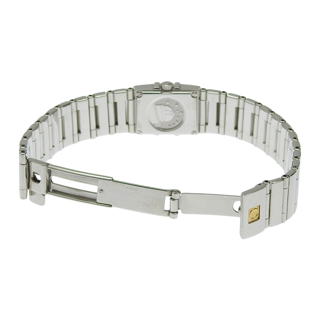 Constellation Cale 1535.71 SS Shell Dial Bezel Diamond Quartz Women's