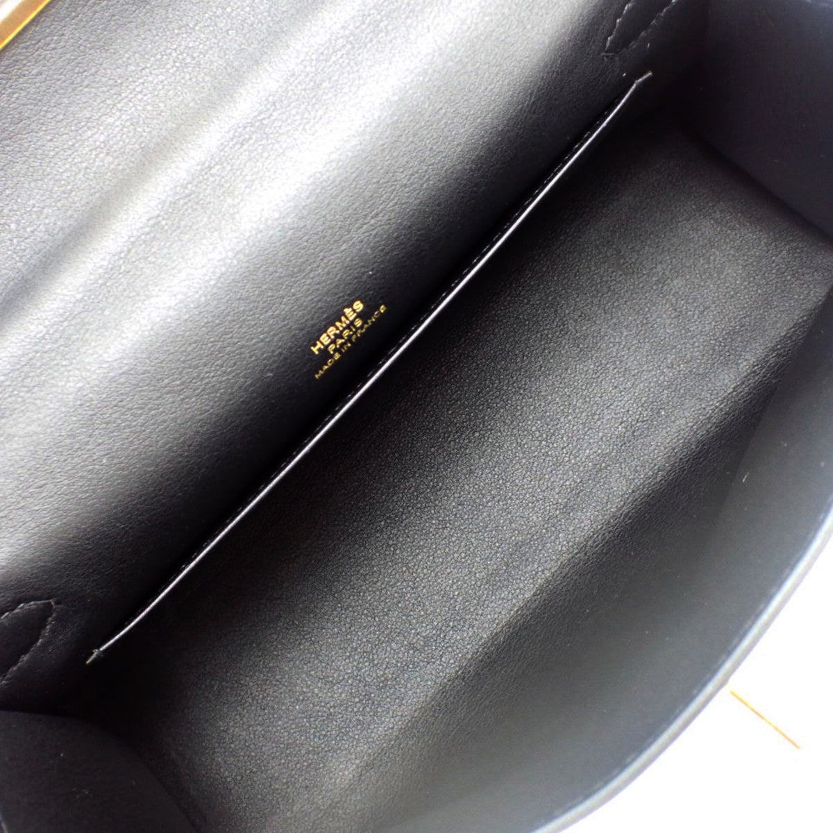 ポシェットケリー スイフト ブラック ゴールド金具 Y刻印