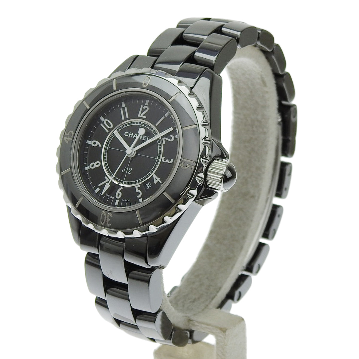 J12 H0682 セラミック/SS ブラック クオーツ