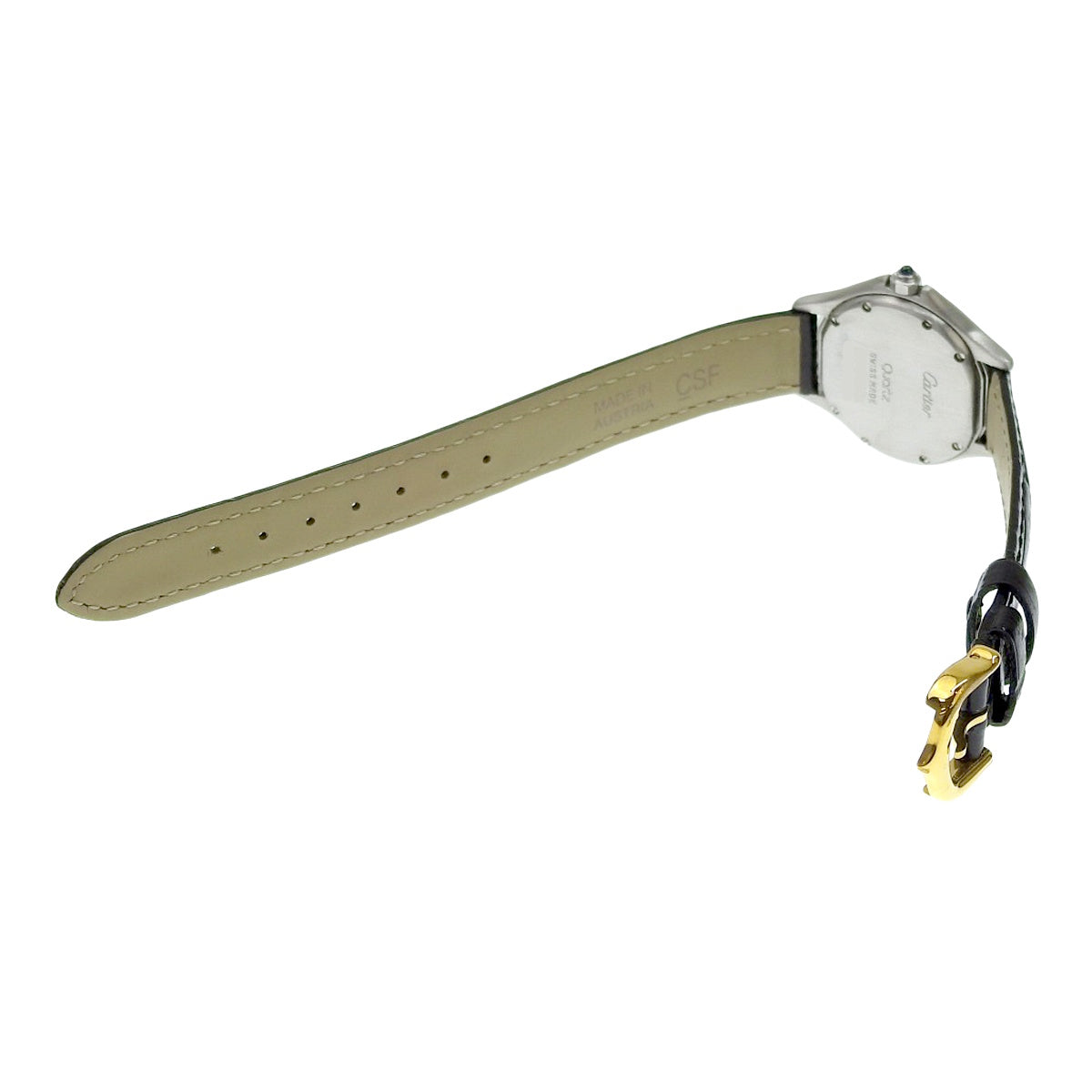 Panther Cougar SM 187906 YG/SS/皮革 米白色石英色 女款