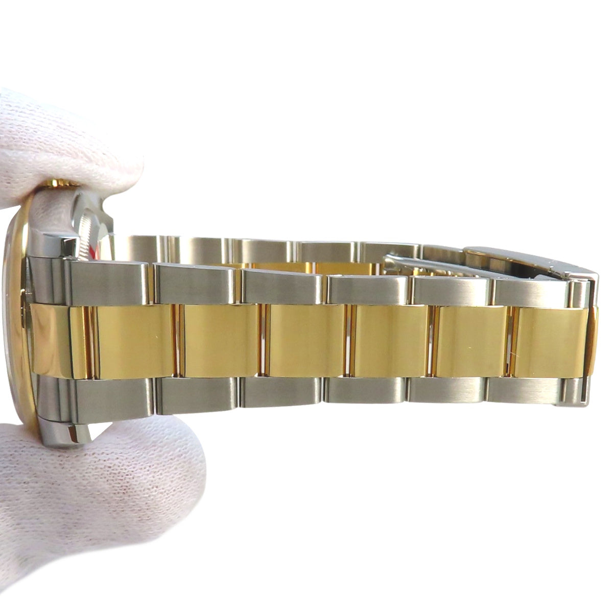 【保証書付】116203 デイトジャスト YG/SS ランダム番 自動巻き シャンパンゴールド