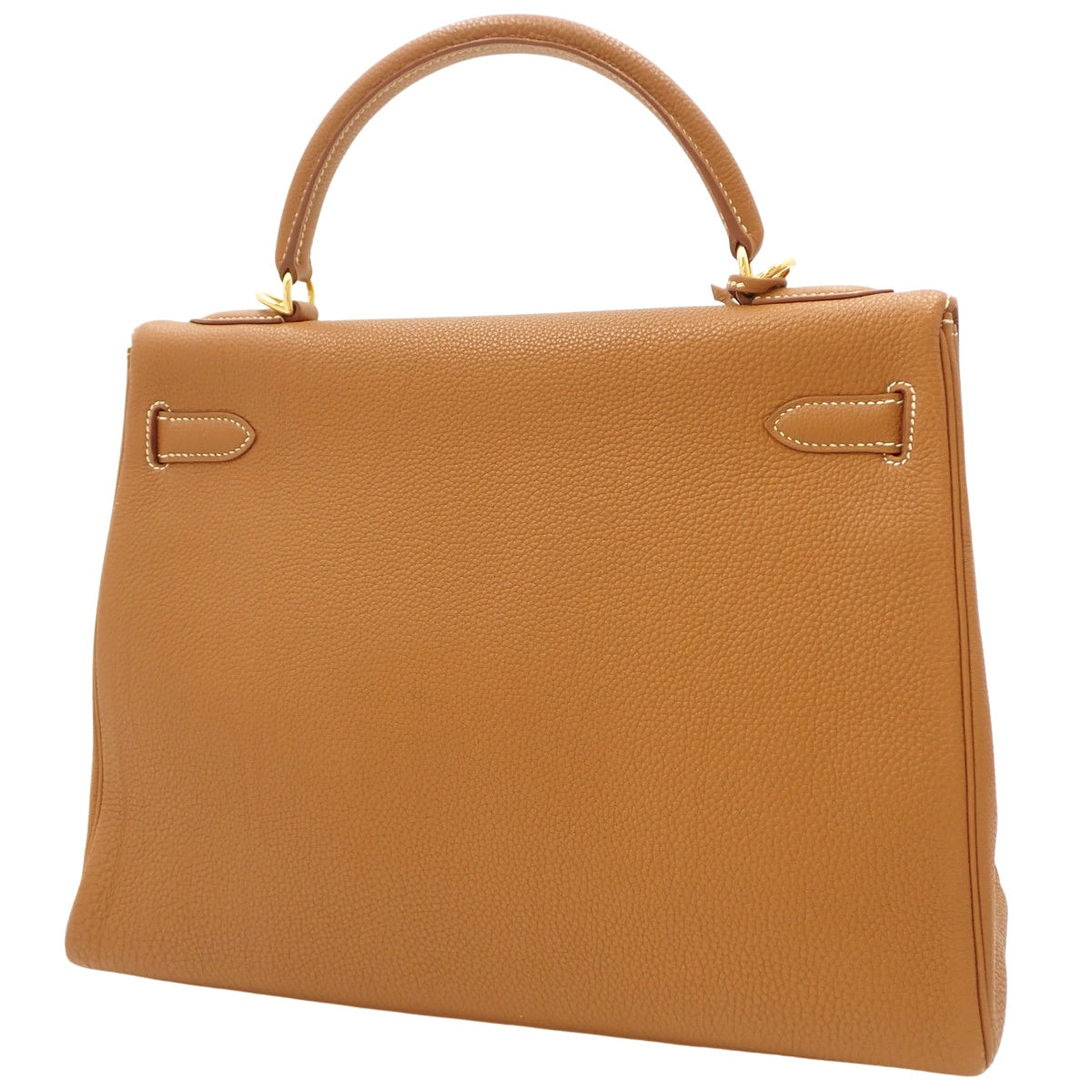 Kelly 32 (with internal stitching), Togo leather, gold hardware, □F stamp.
