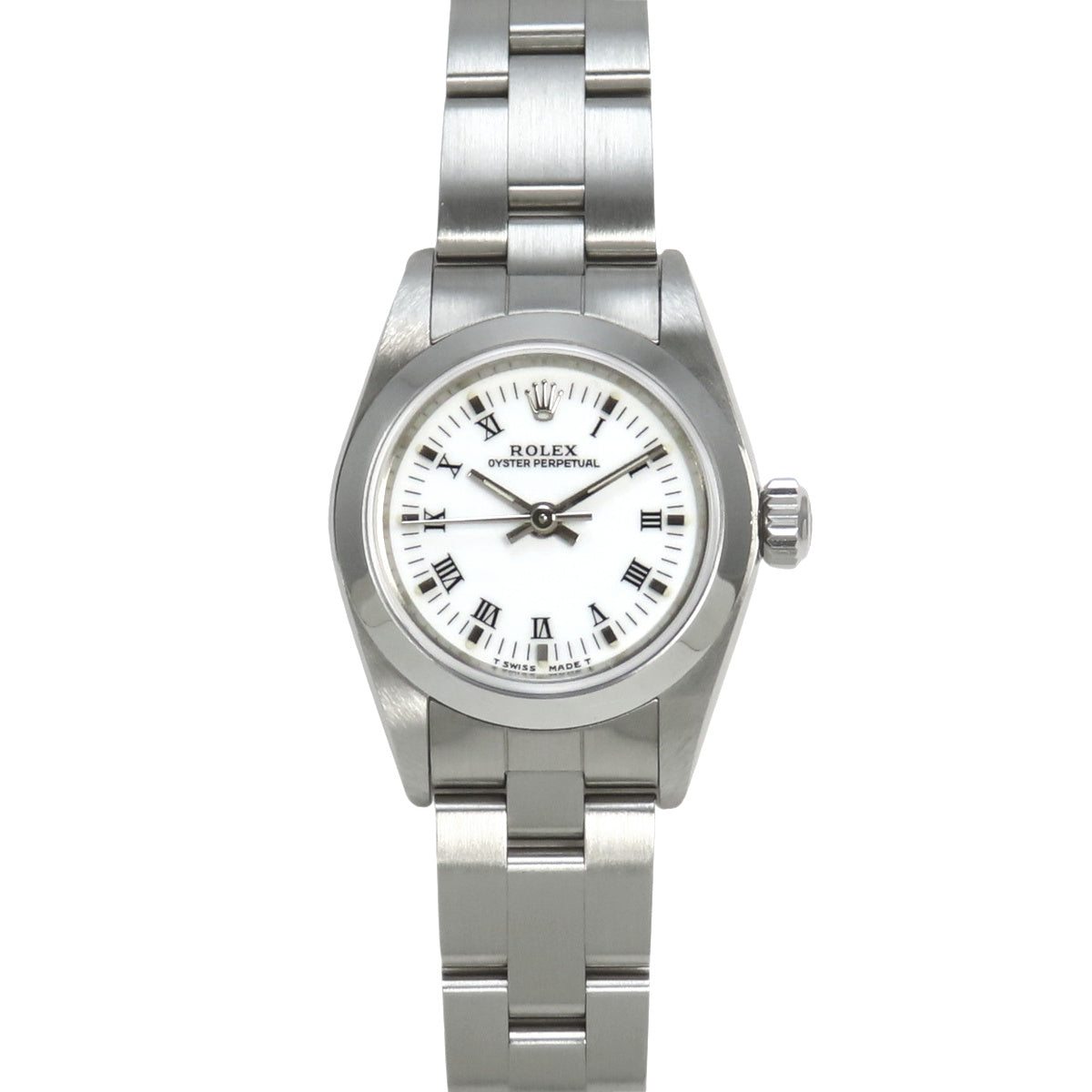 67180 蚝式恒动型 不锈钢 SS U字头自动上链 白色 银色