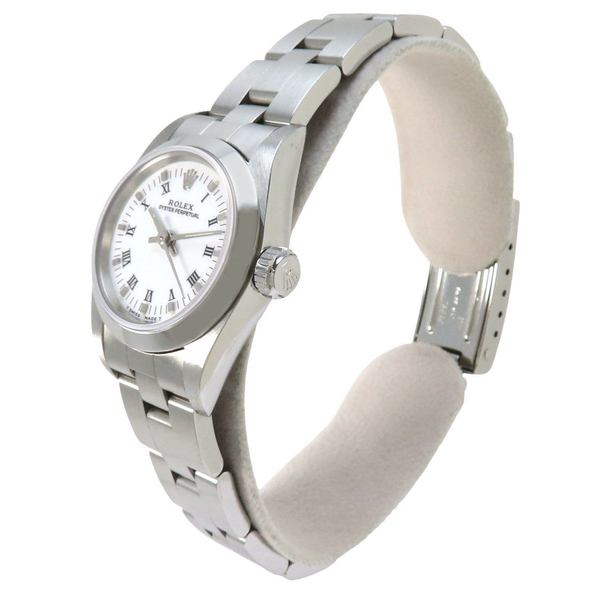 67180 蚝式恒动型 不锈钢 SS U字头自动上链 白色 银色