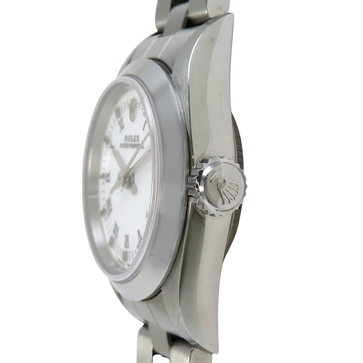 67180 蚝式恒动型 不锈钢 SS U字头自动上链 白色 银色