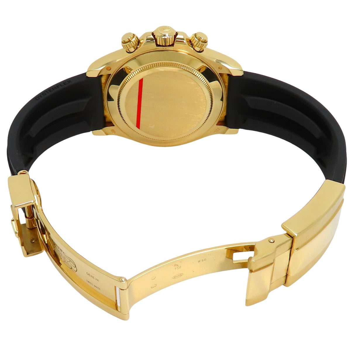 迪通拿 116518LNG YG/橡胶表带 随机编号 金色 自动上链