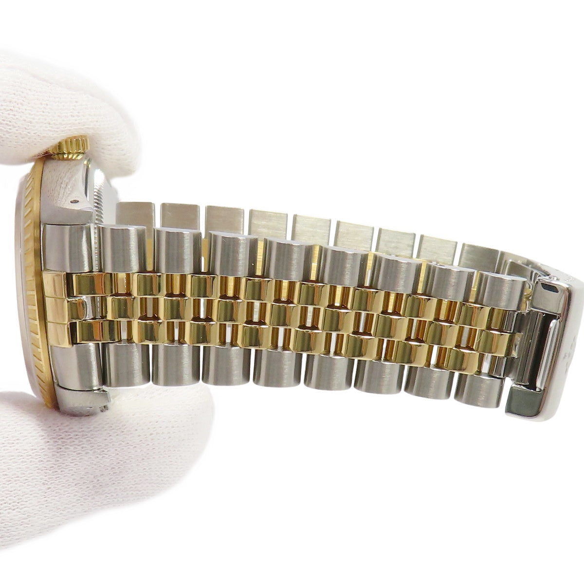 蚝式恒动日历型腕表 15233G 黄金/精钢 N 字编号 自动上链