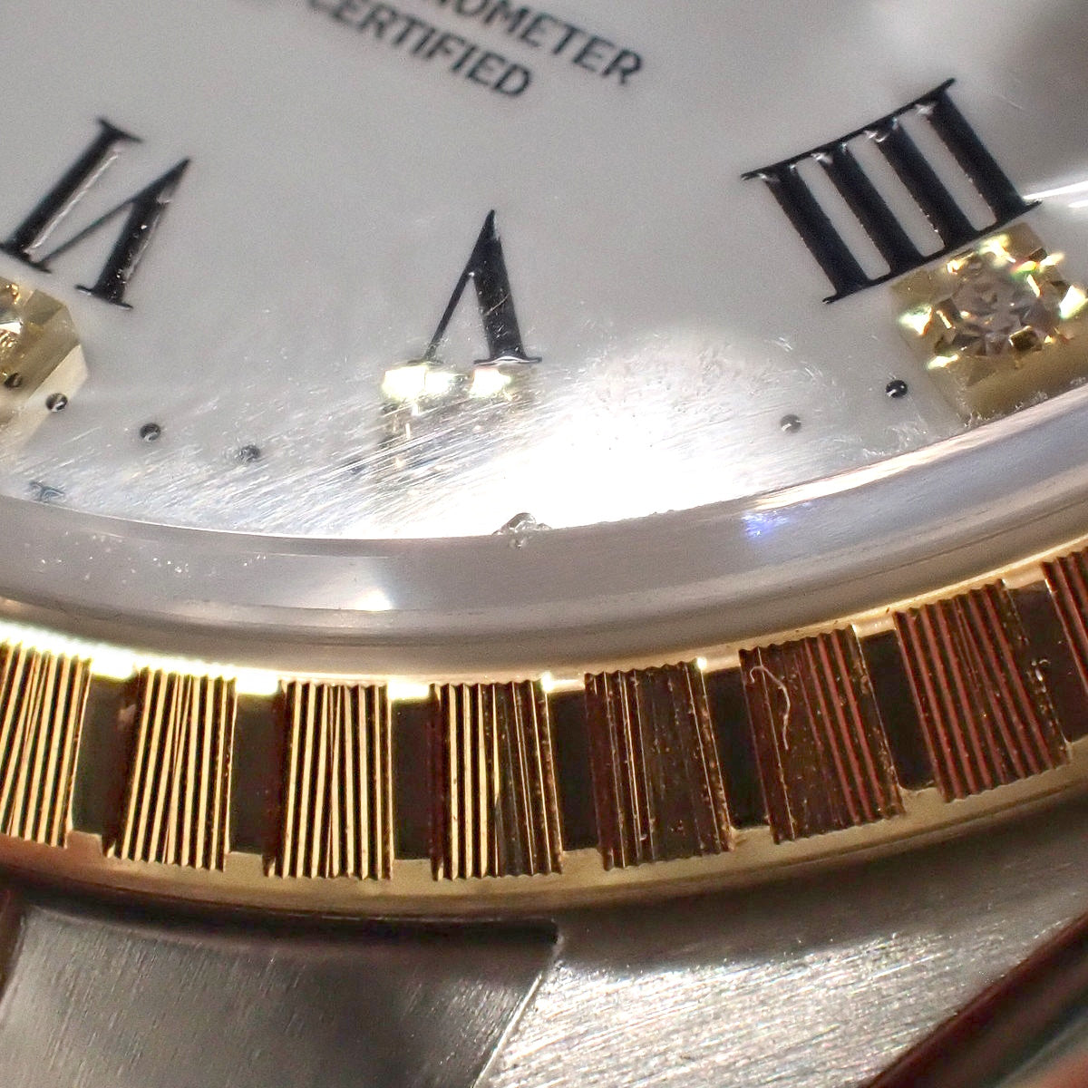 蚝式恒动日历型腕表 15233G 黄金/精钢 N 字编号 自动上链