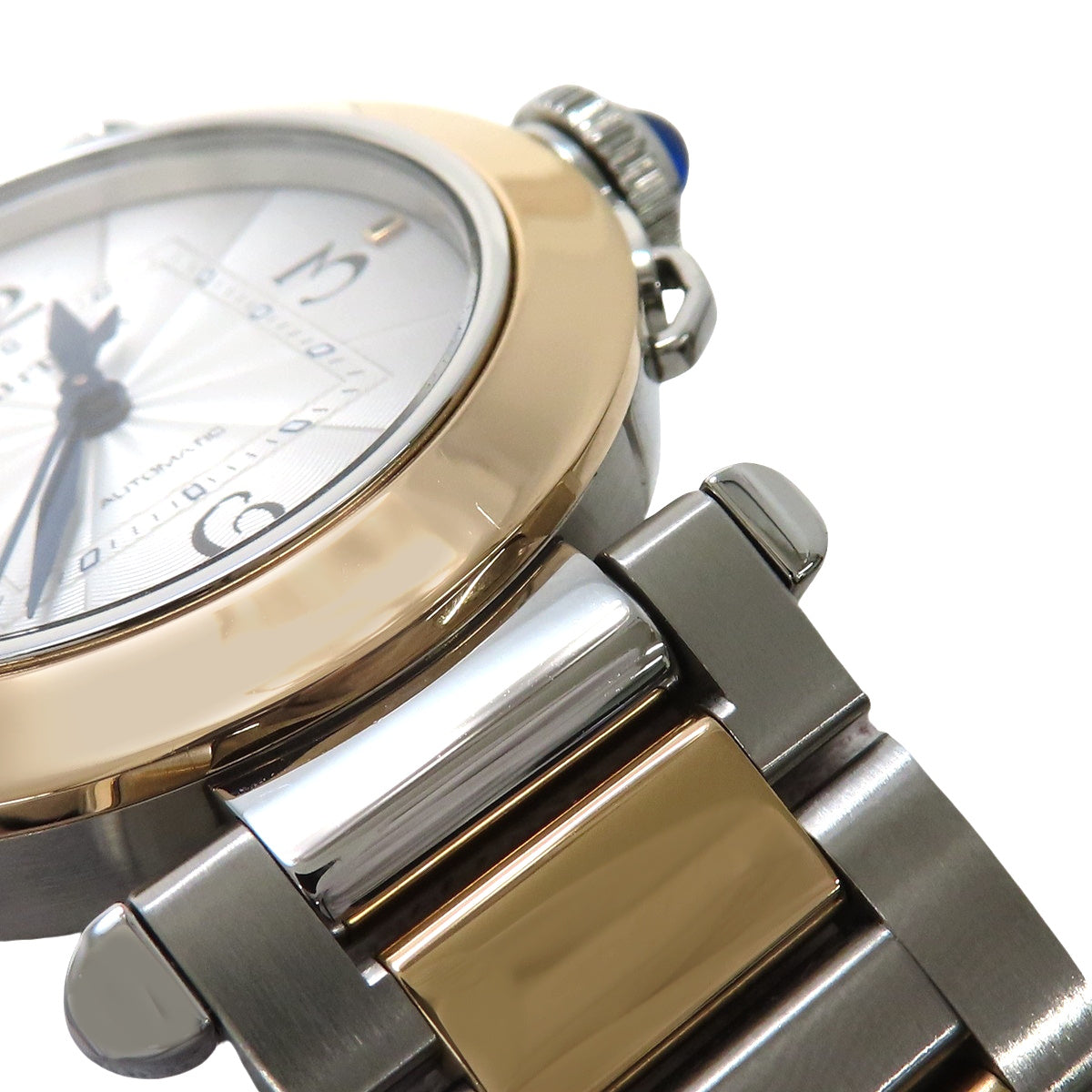 Pasha W2PA0008 K18 Pink Gold PG Automatic 2021 November Purchase Silver Silver