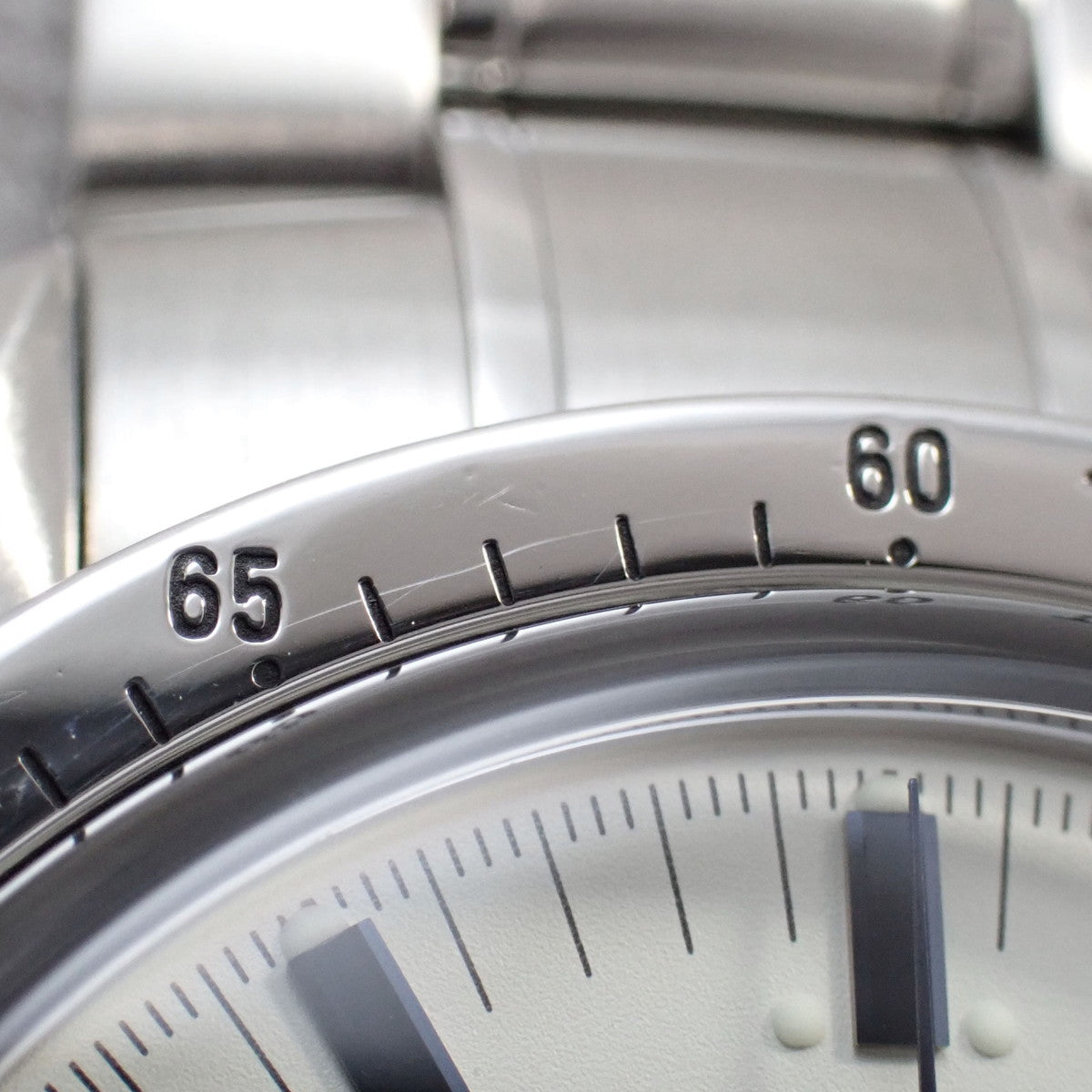 Speedmaster Broad Arrow Stainless Steel White Automatic Men's