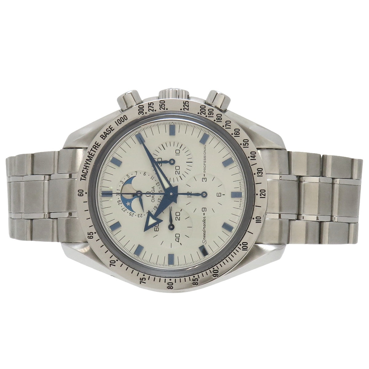 Speedmaster Moonphase 3575.20 White Manual Winding Men's
