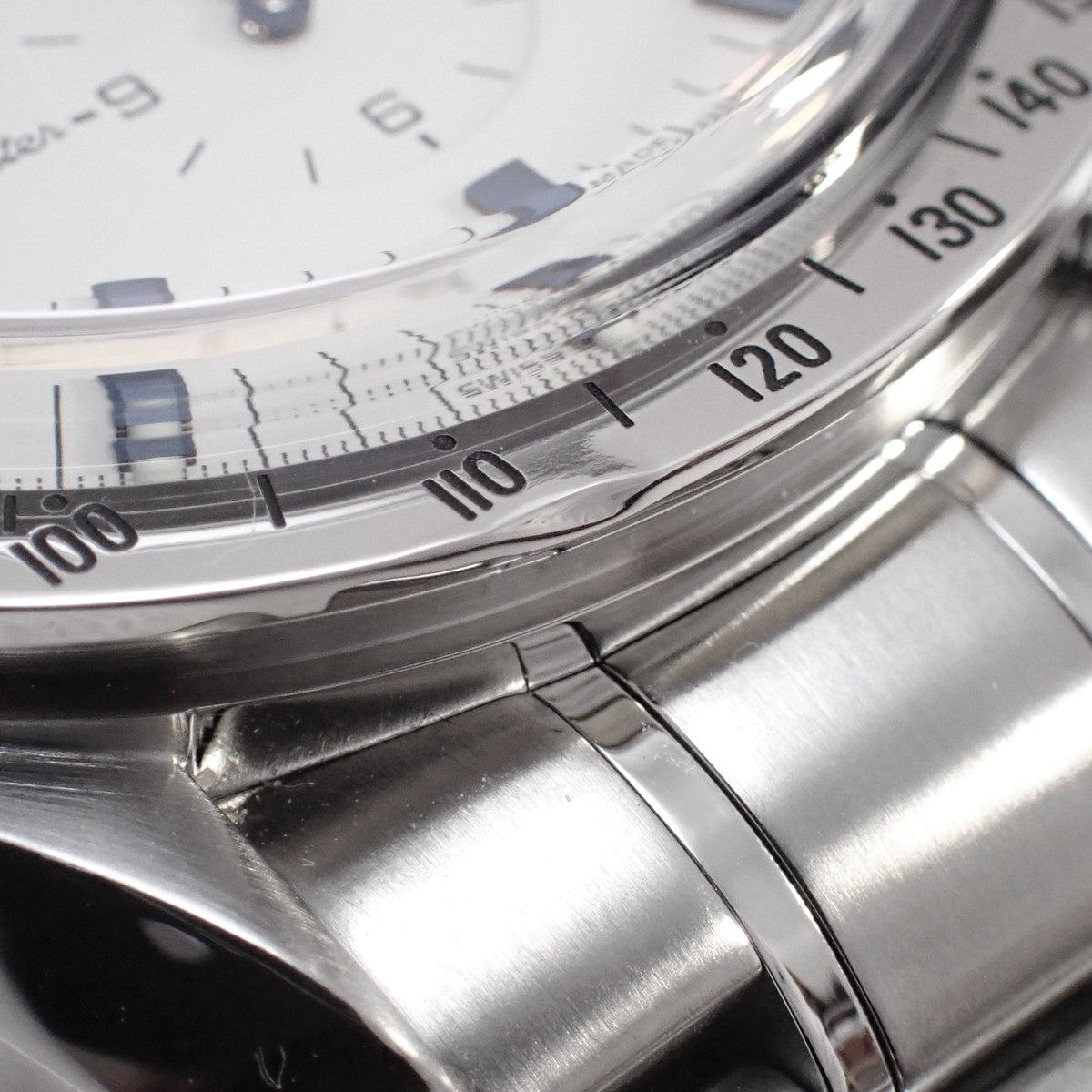 スピードマスター ムーンフェイズ 3575.20 ホワイト 手巻き メンズ