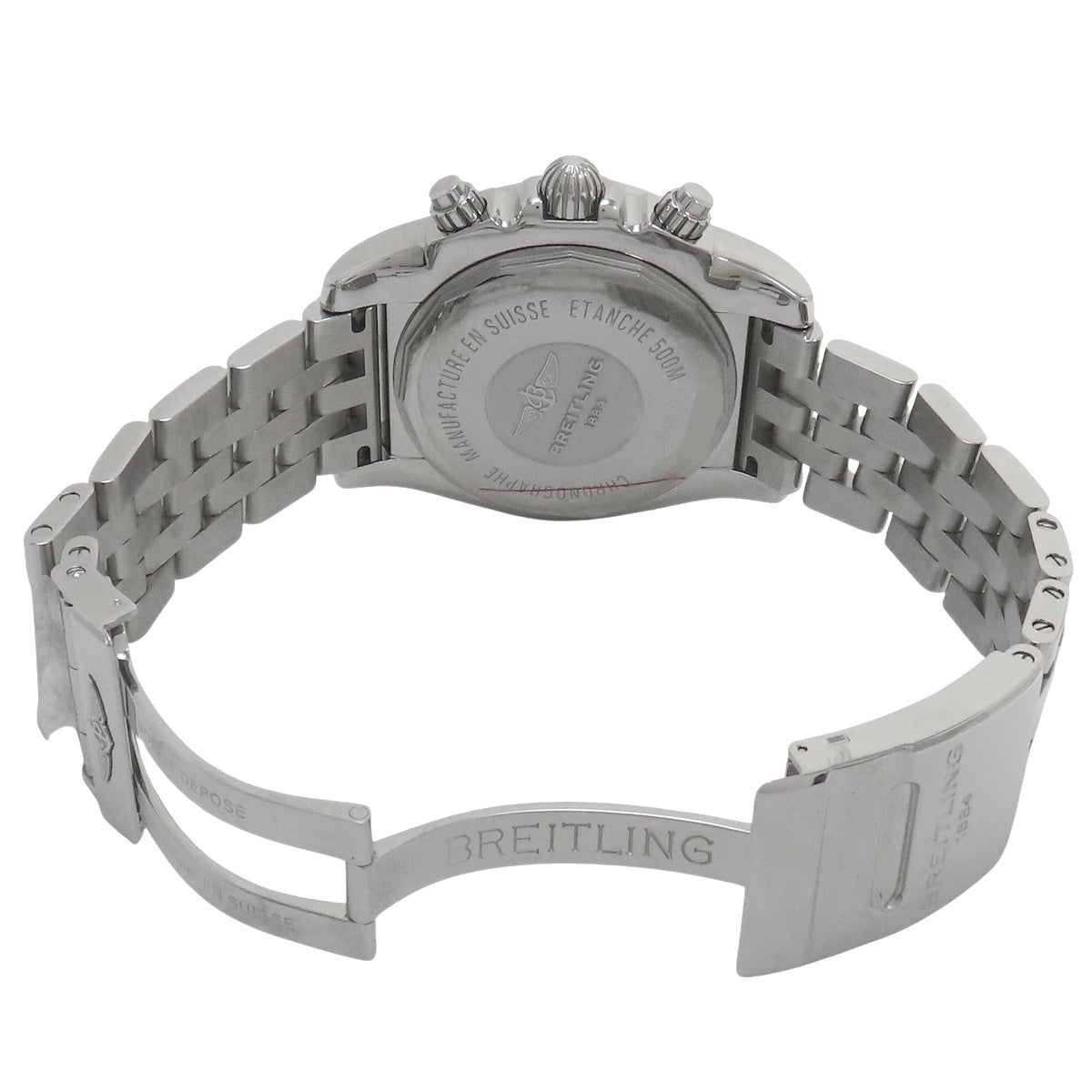 Chronomat 44 AB01151 SS Black Automatic Men's