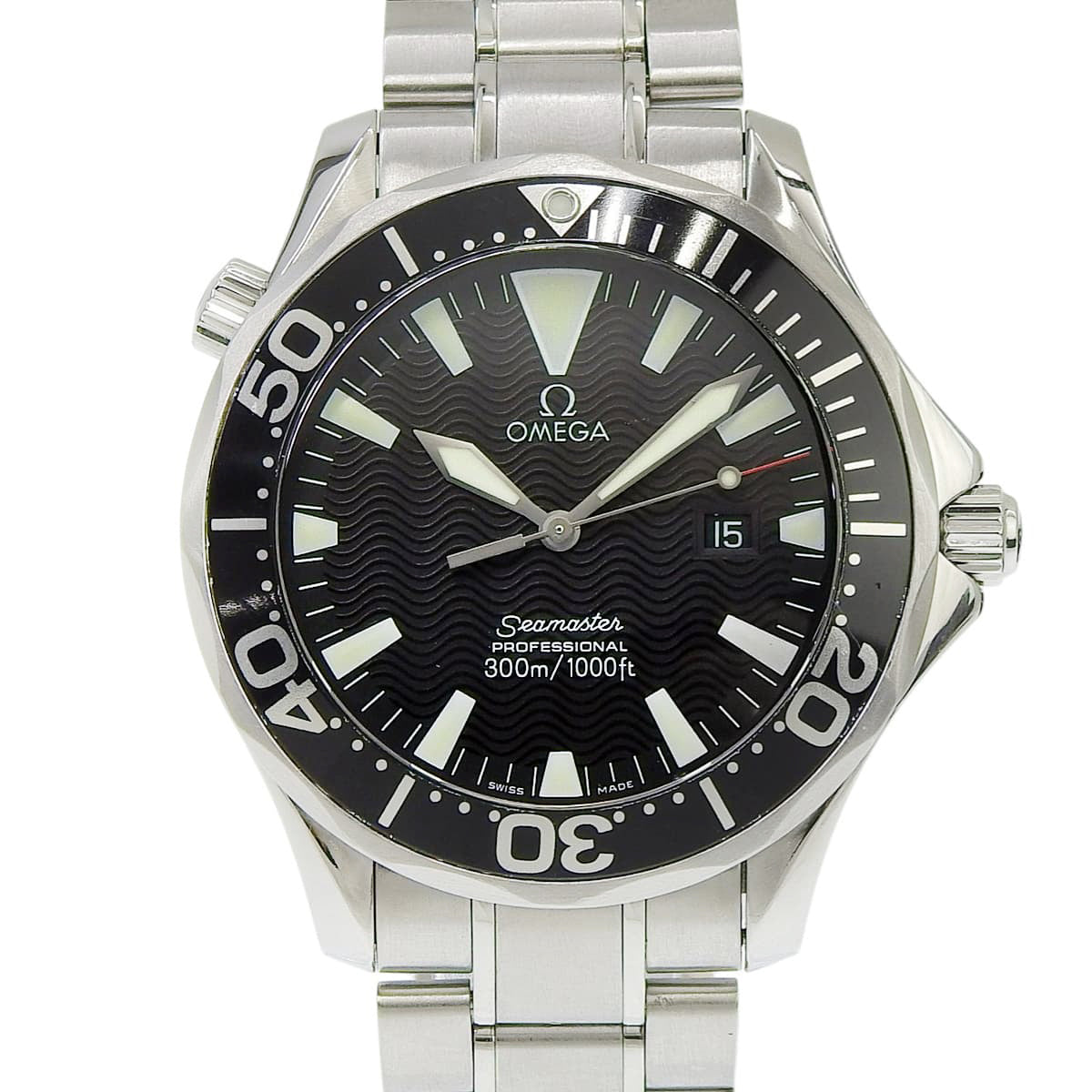 シーマスター 2264.50 SS ブラック クオーツ メンズ