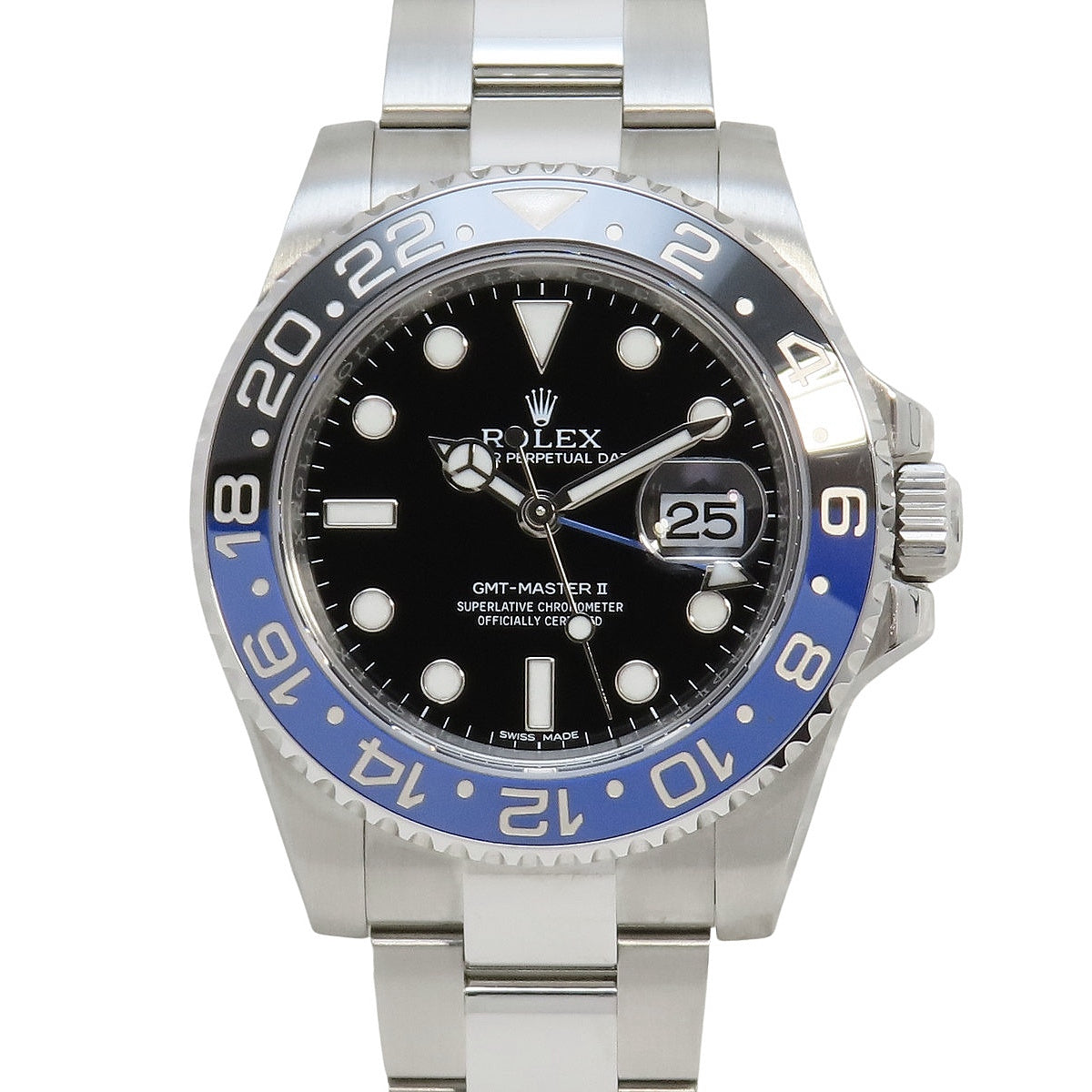 GMTマスター2 116710BLNR SS ランダム番 ブラック 自動巻き メンズ