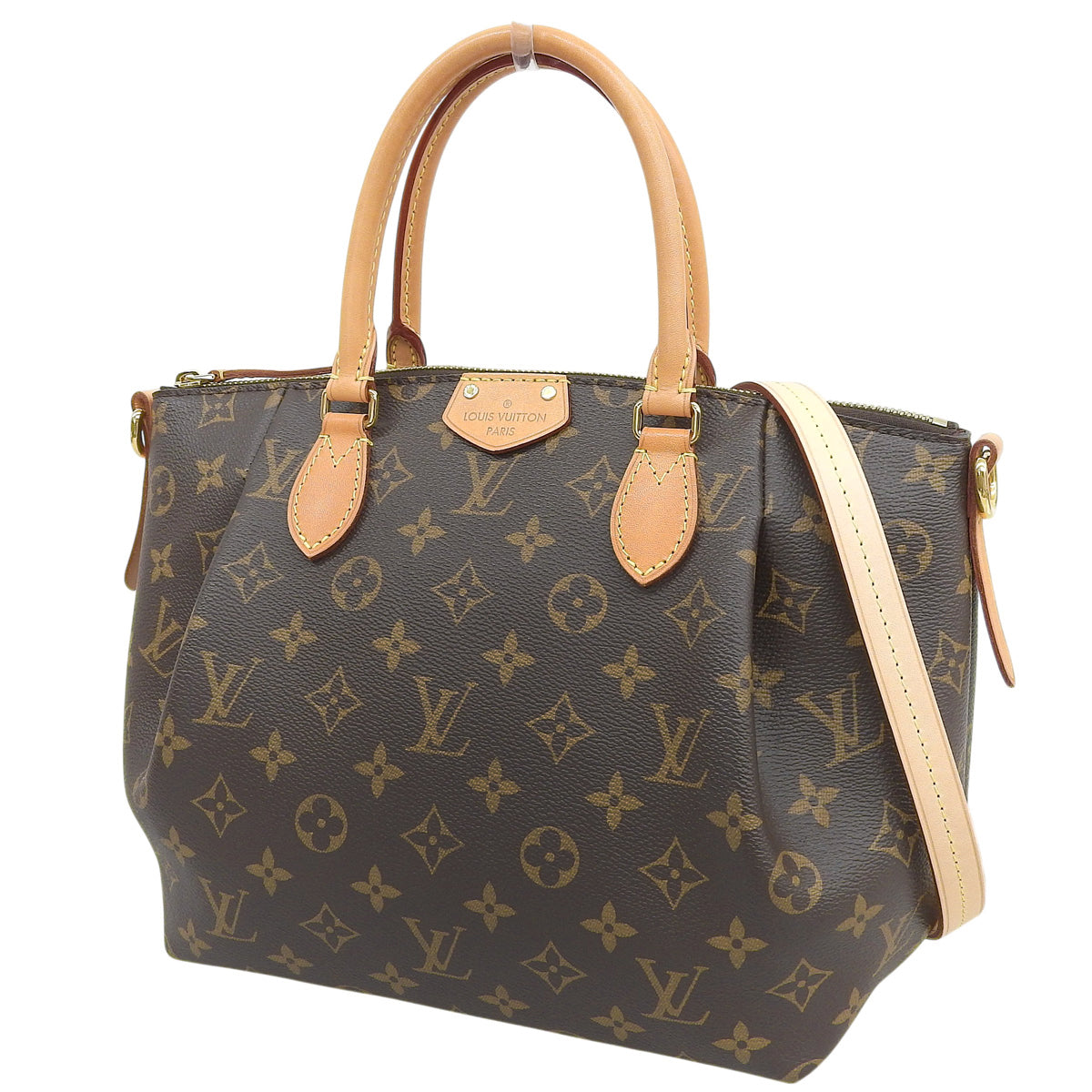 Monogram Turen PM Monogram Canvas and Natural Leather Brown M48813