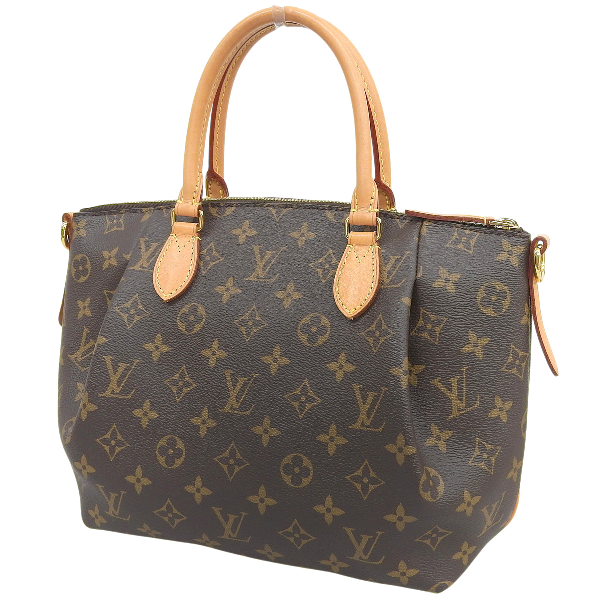 Monogram Turen PM Monogram Canvas and Natural Leather Brown M48813